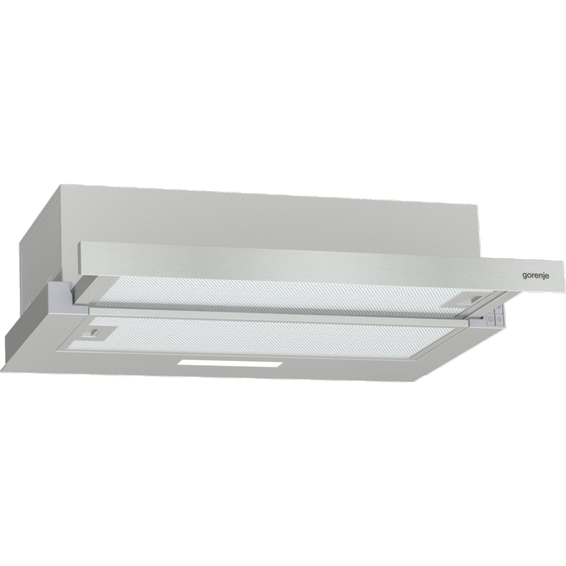 Gorenje TH62E3X silver flat screen cooker hood, 60cm
