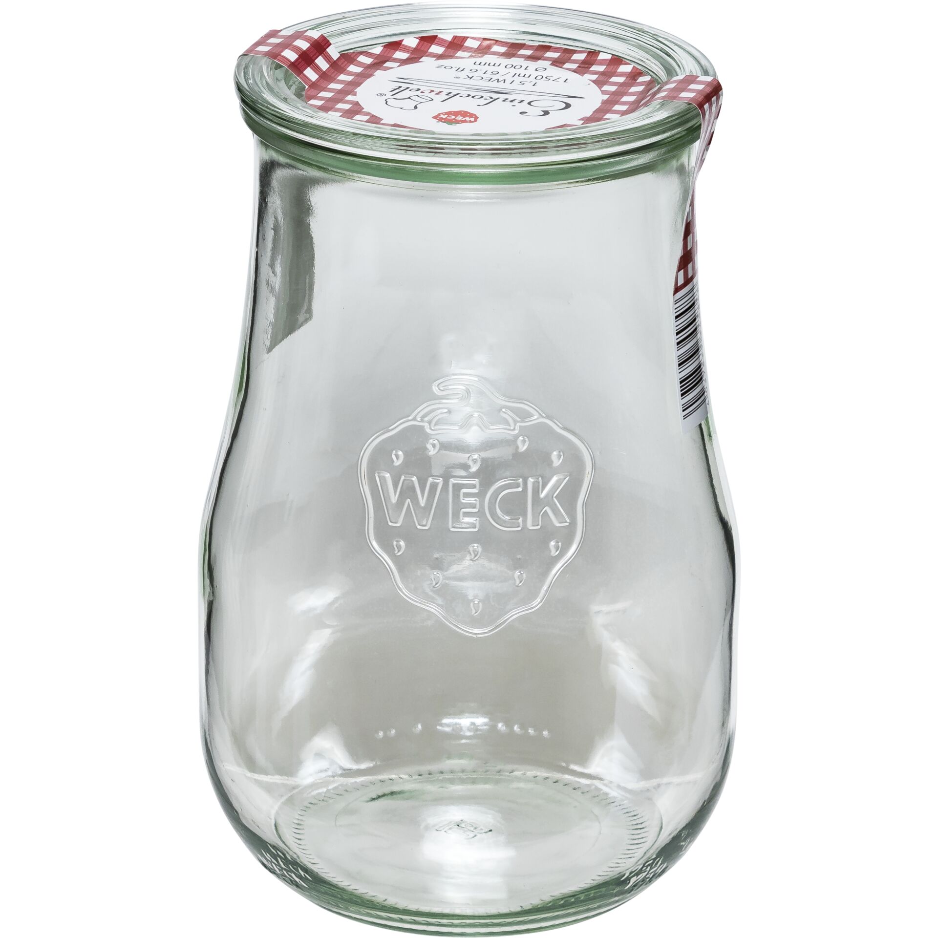 WECK Round Rim Jar Tulip 1750ml