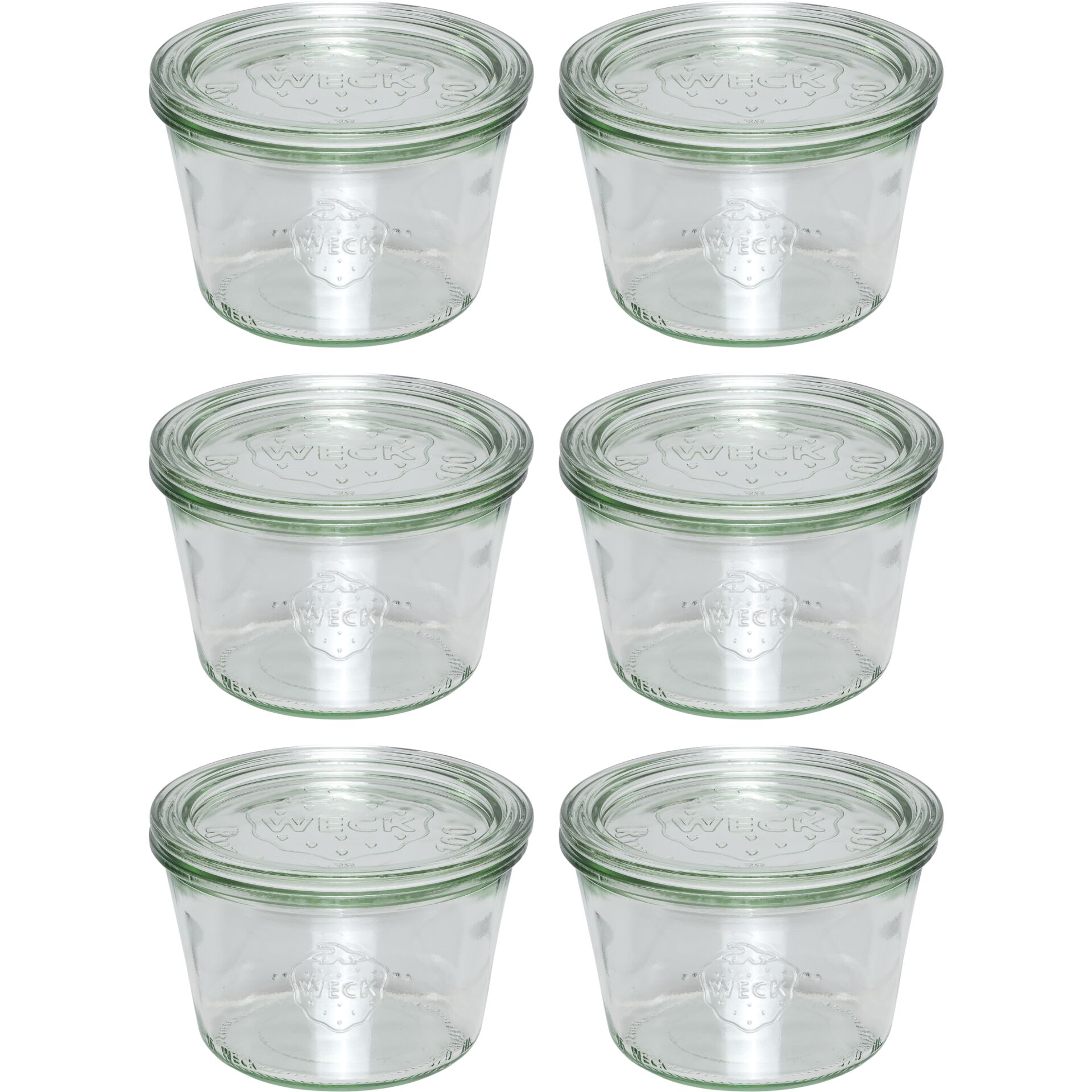 WECK Mold Jar 370ml Set of 6
