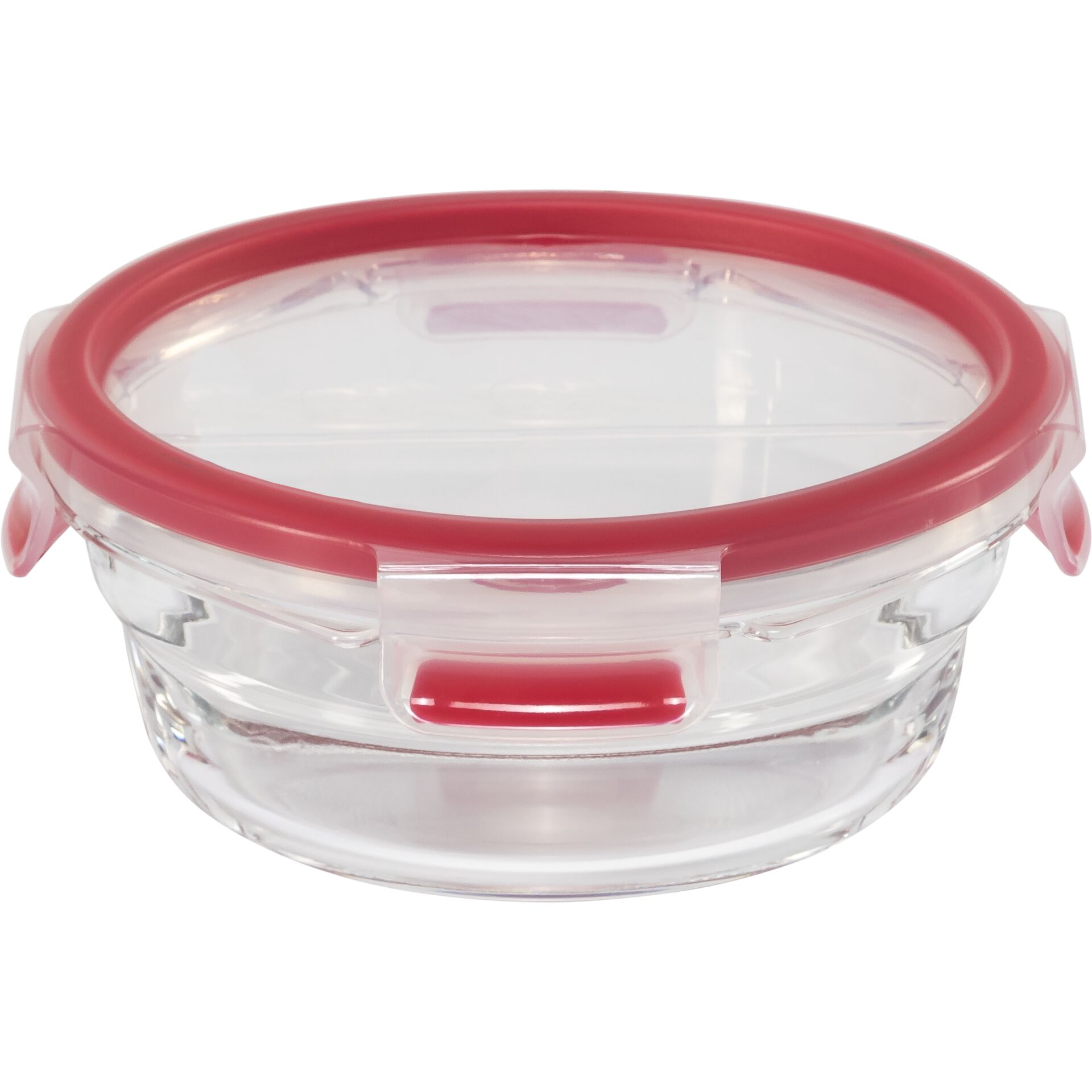 Emsa Clip&Close Glass Foos Container 500 ml red