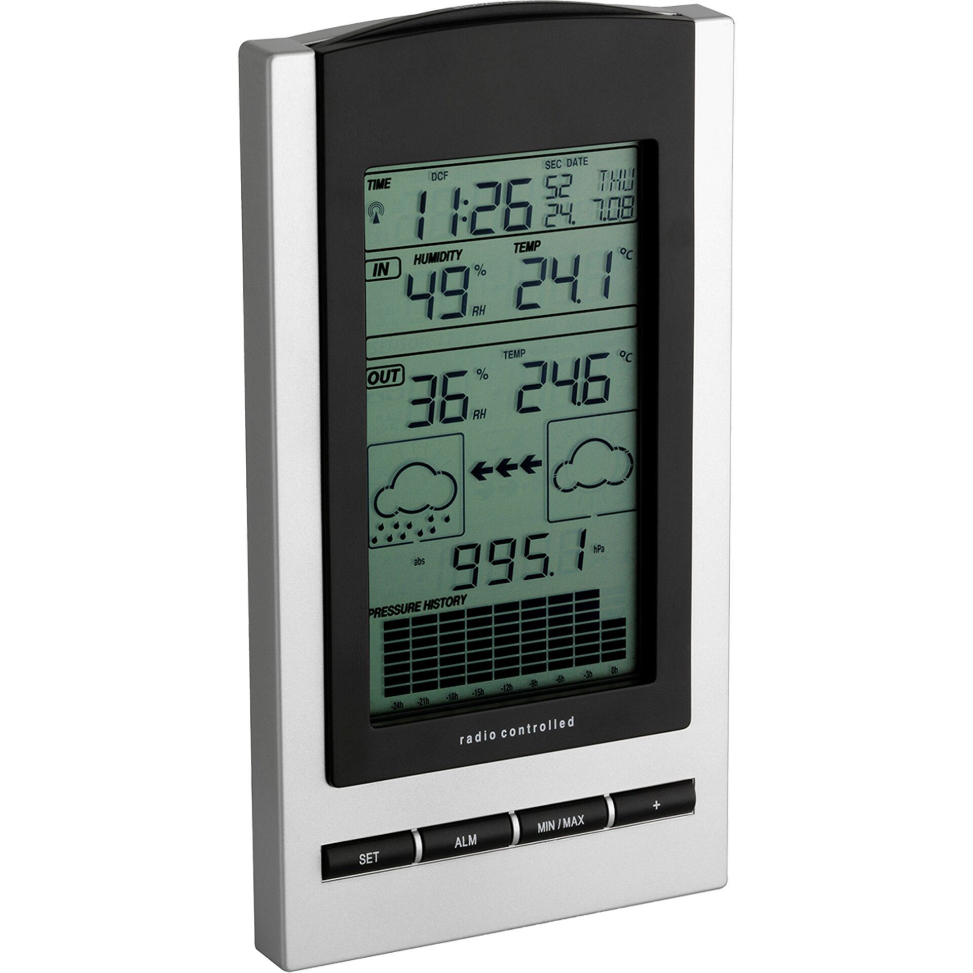 TFA 35.1083.54 weather station silver