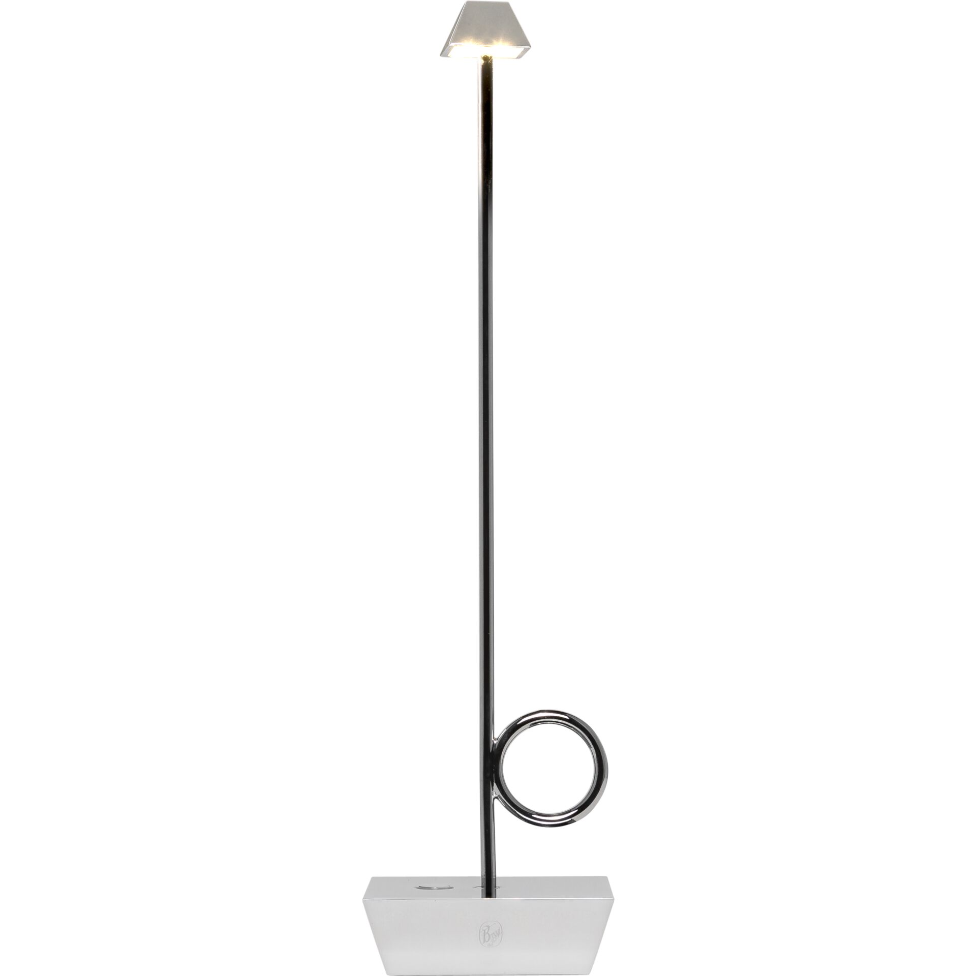 Broggi Lampada Bugia chromed rechargeable