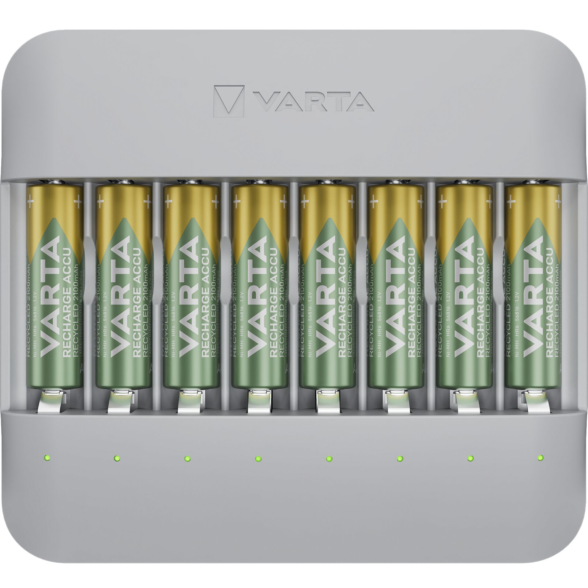 Varta Eco Charger Multi Recycled + 8 x 2100 mAh AA 57682 101 121