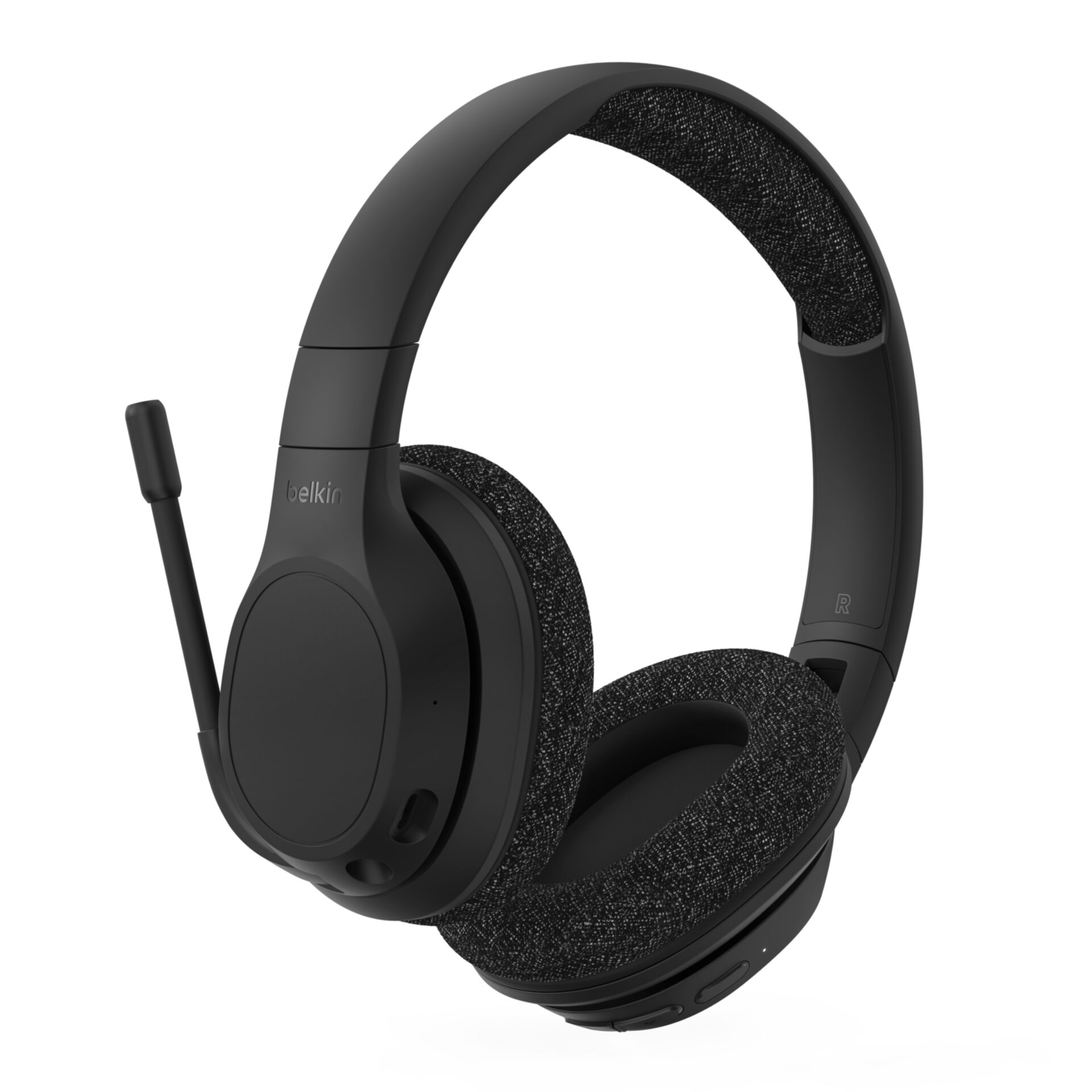 Belkin Soundform Adapt Over-Ear wireless + USB-C Cab.AUD005btBLK