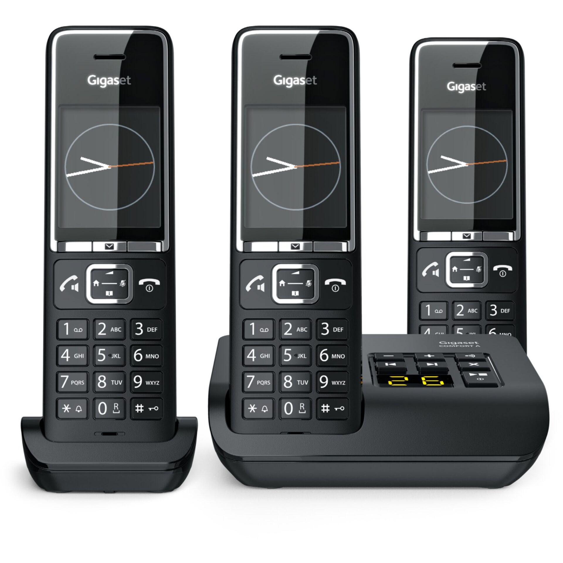 Gigaset COMFORT 550A trio black/chrome