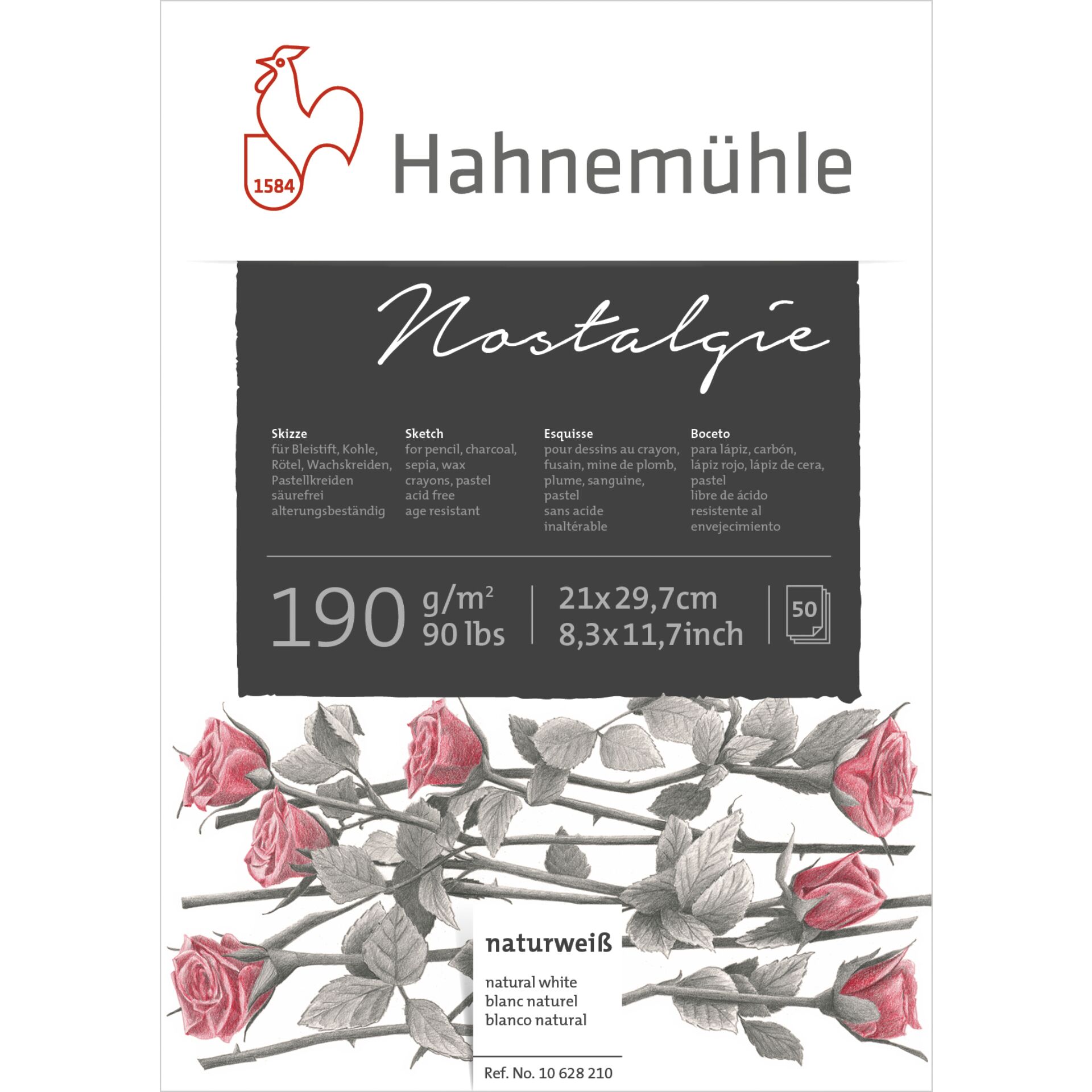 Hahnemühle Sketchbook Nostalgie A 4 50 Sheets 190 g