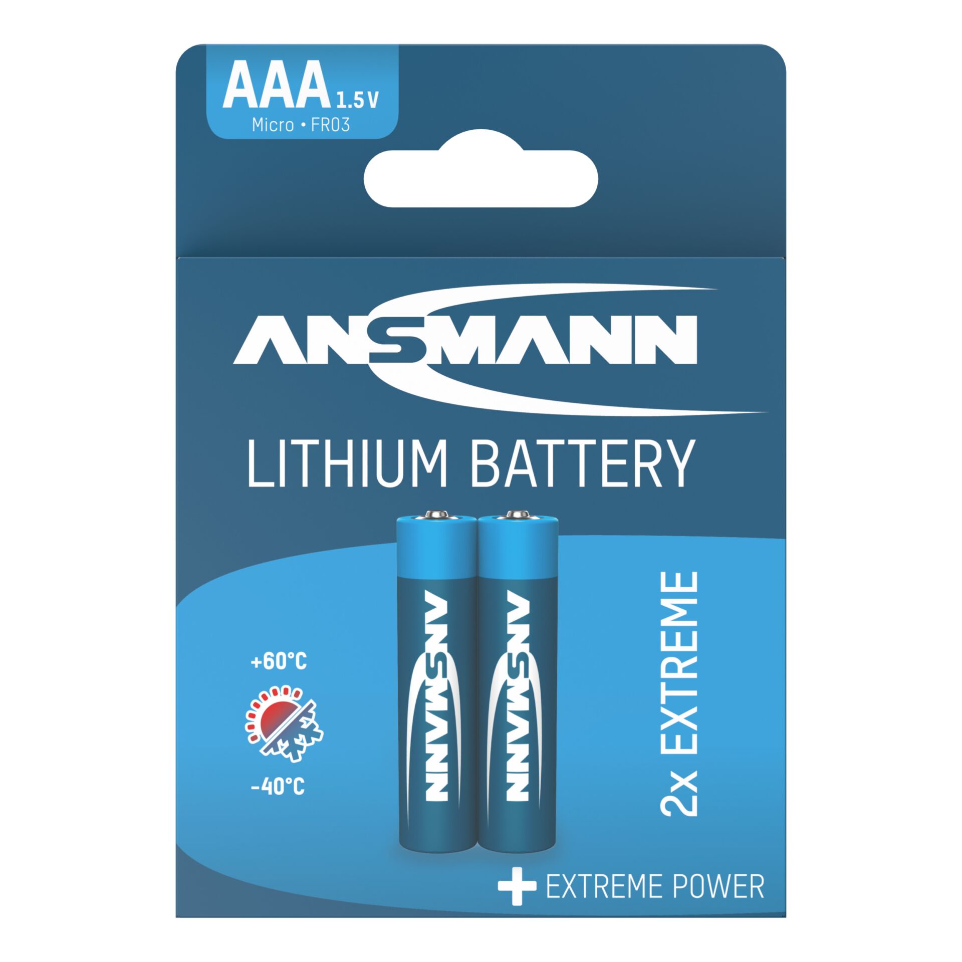 10x2 Ansmann Lithium Micro AAA LR 03 Extreme