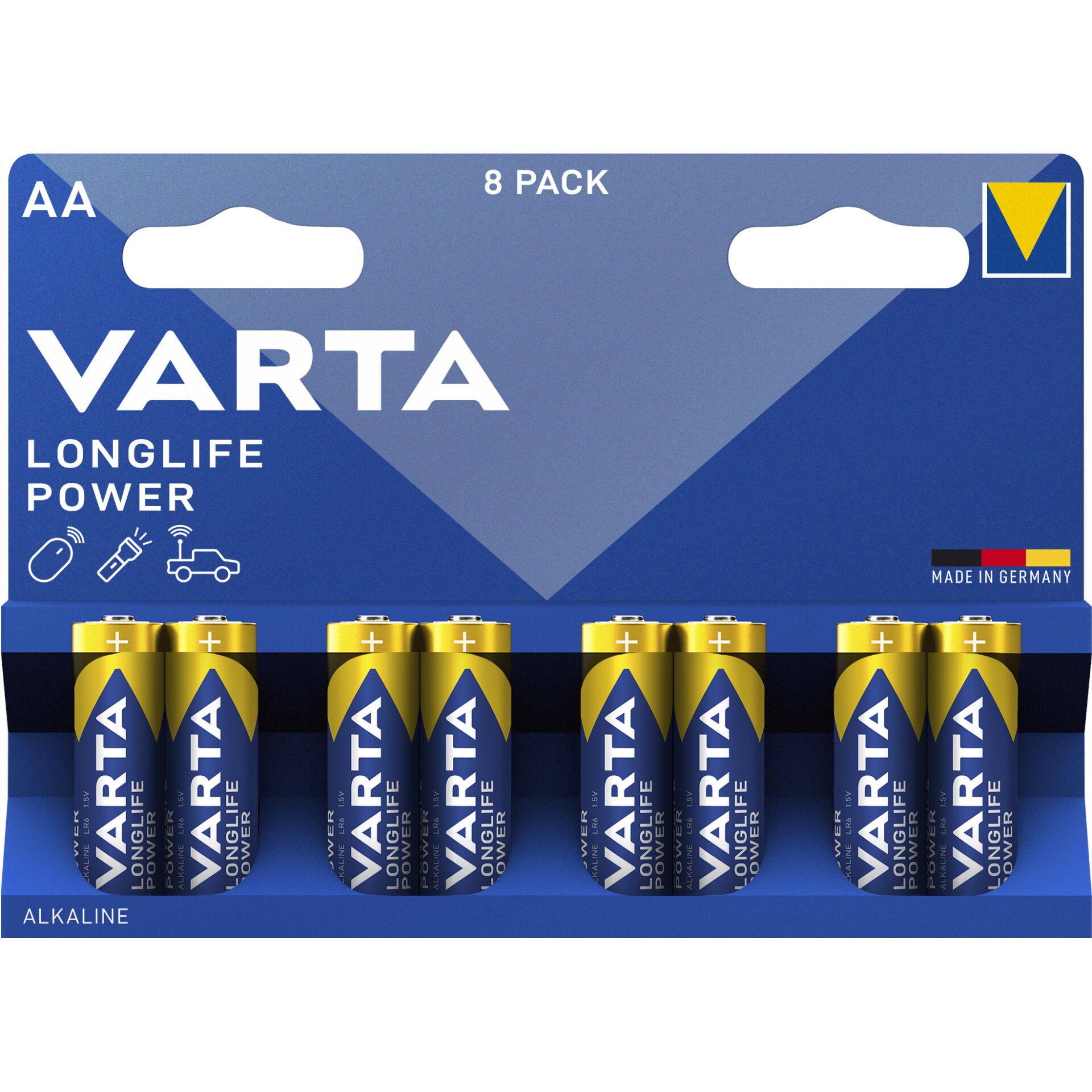 20x8 Varta Longlife Power Mignon AA LR06 PU inner box