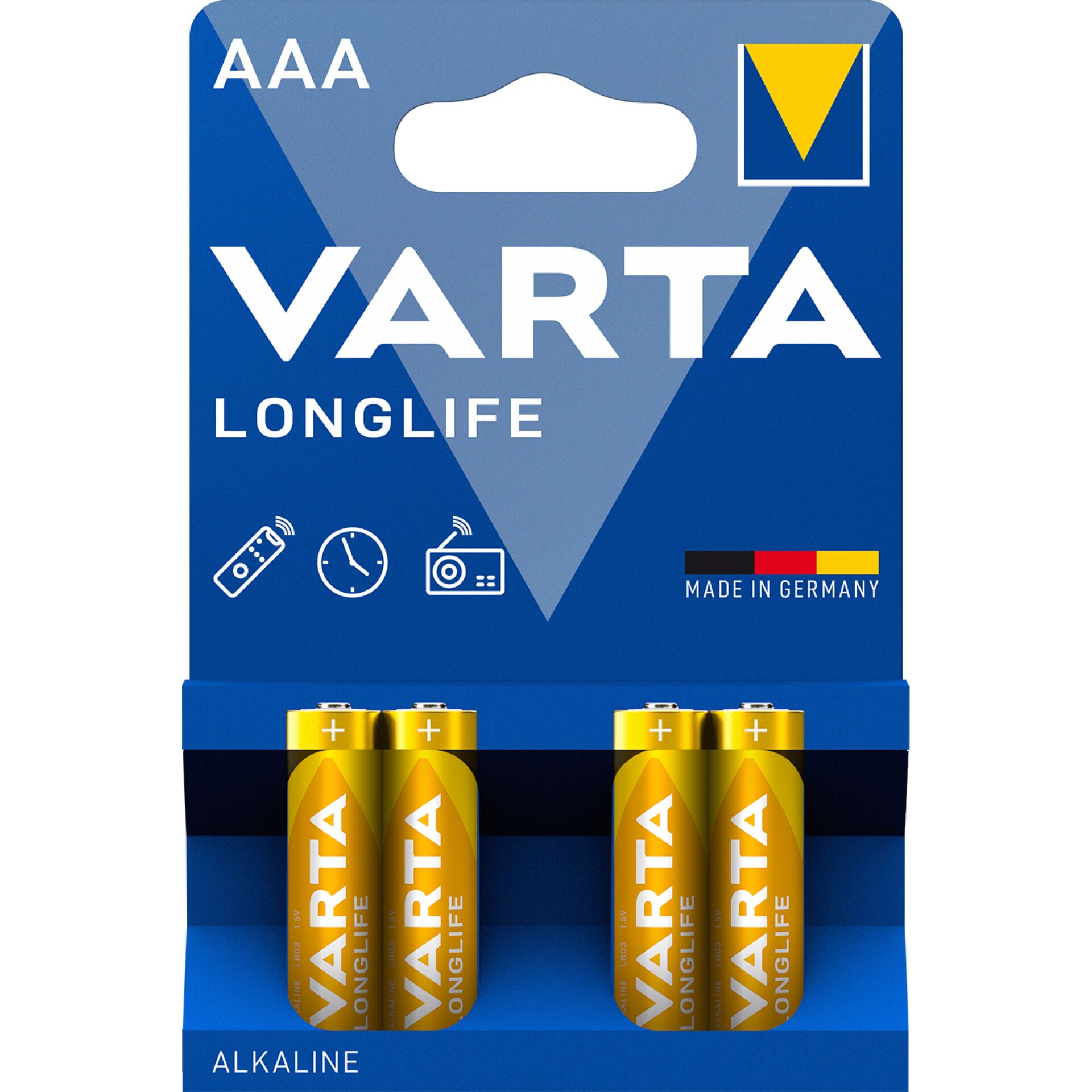 50x4 Varta Longlife Micro AAA LR 03 PU master box