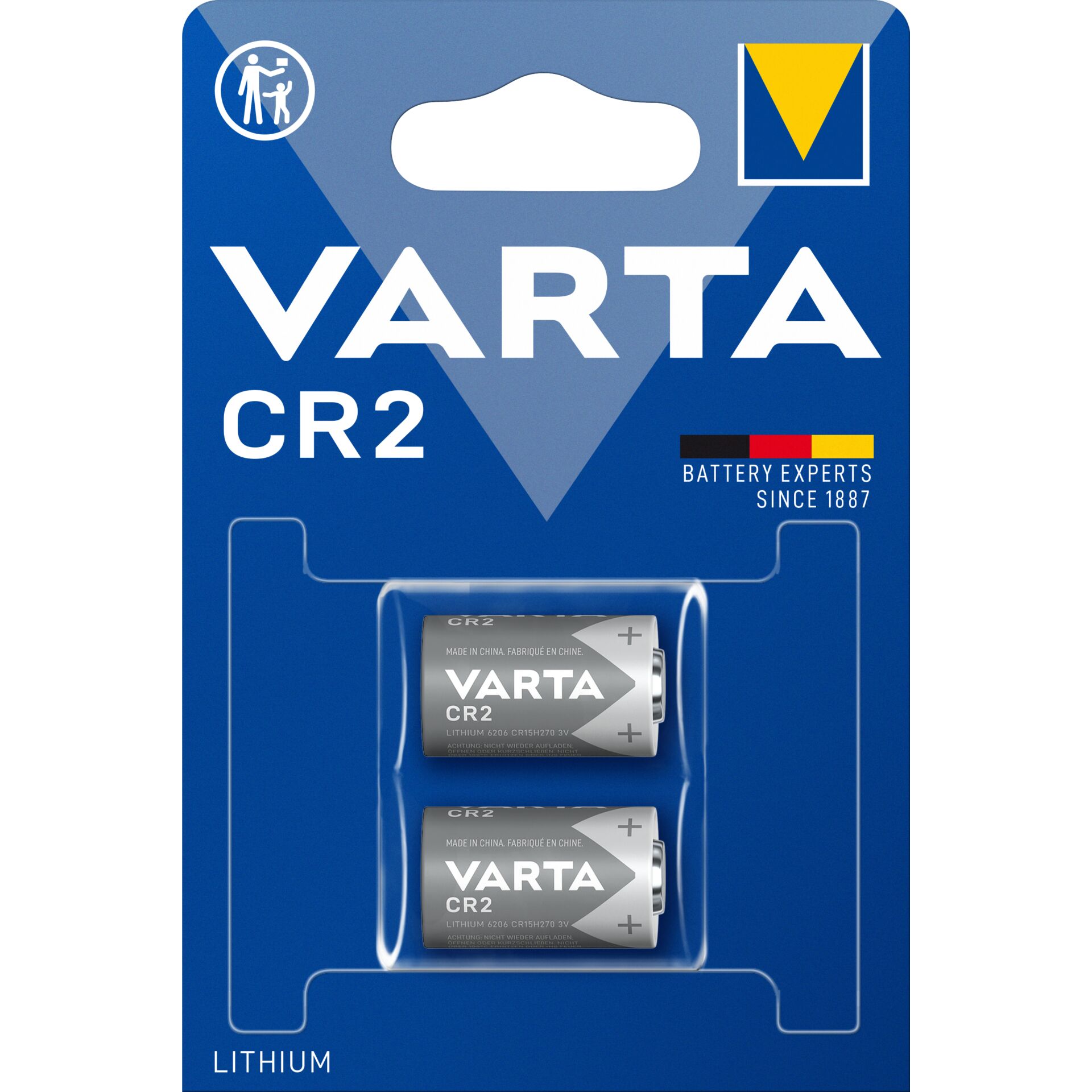 10x2 Varta Professional CR 2 PU inner box