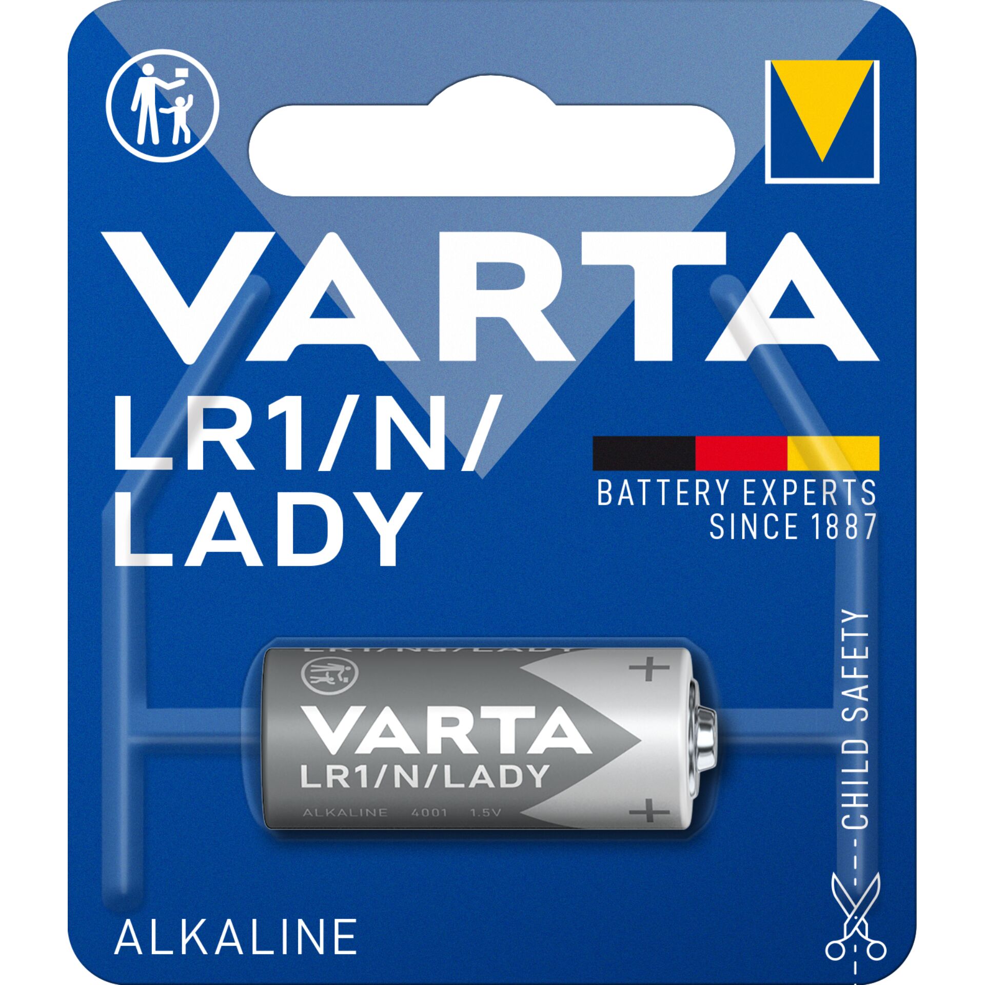 10x1 Varta electronic LR 1 Lady PU inner box