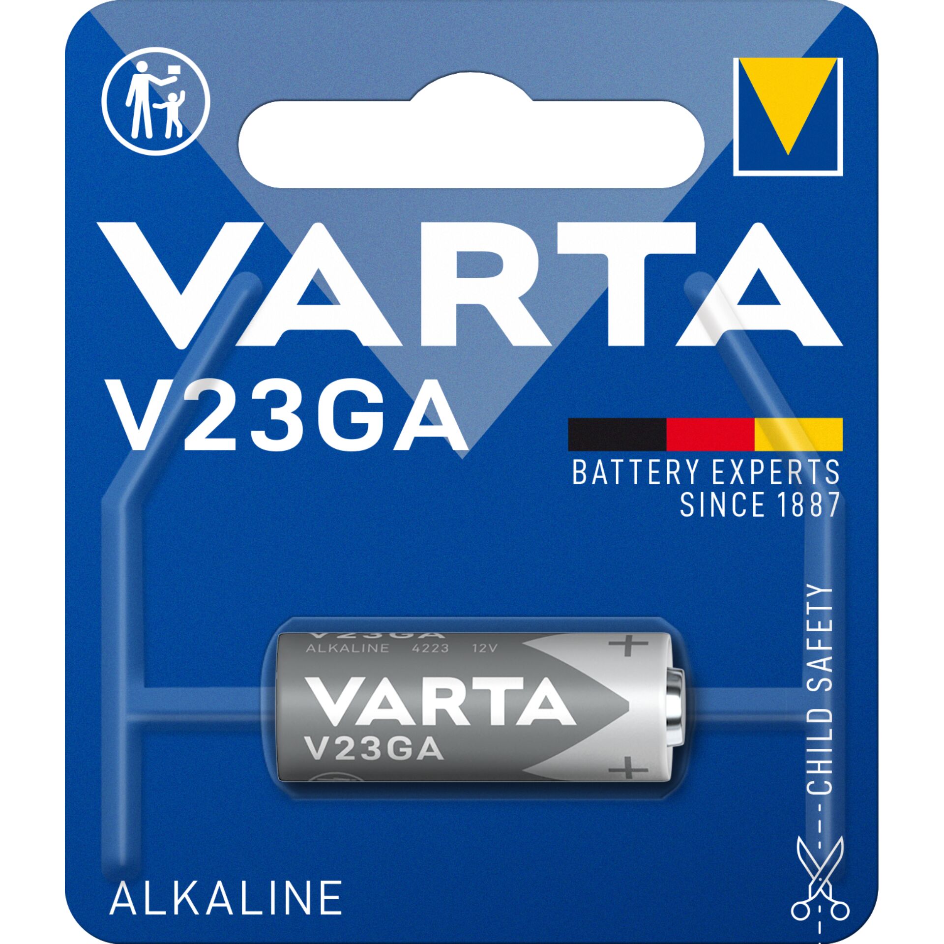 10x1 Varta electronic V 23 GA Car Alarm 12V PU inner box