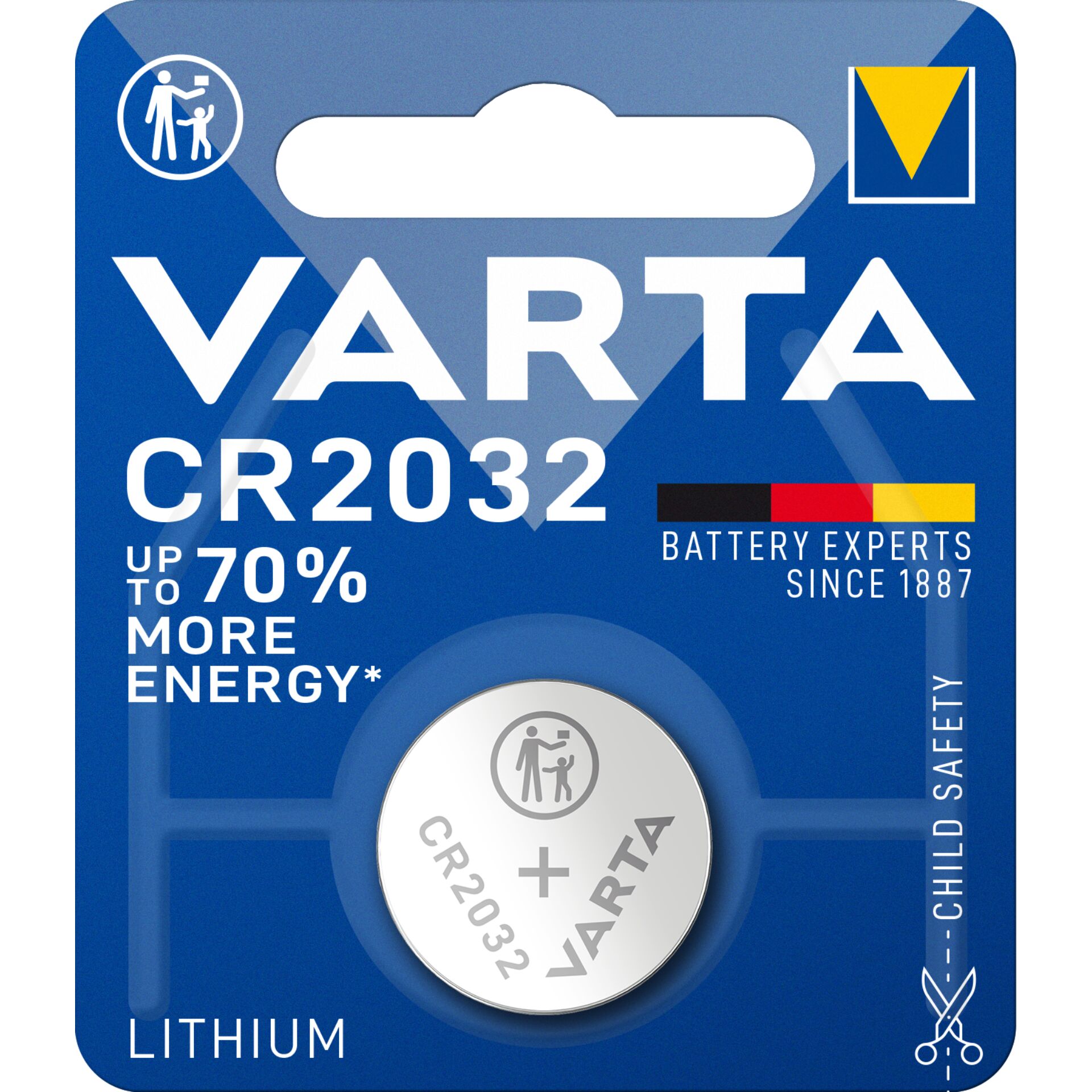10x1 Varta electronic CR 2032 PU inner box
