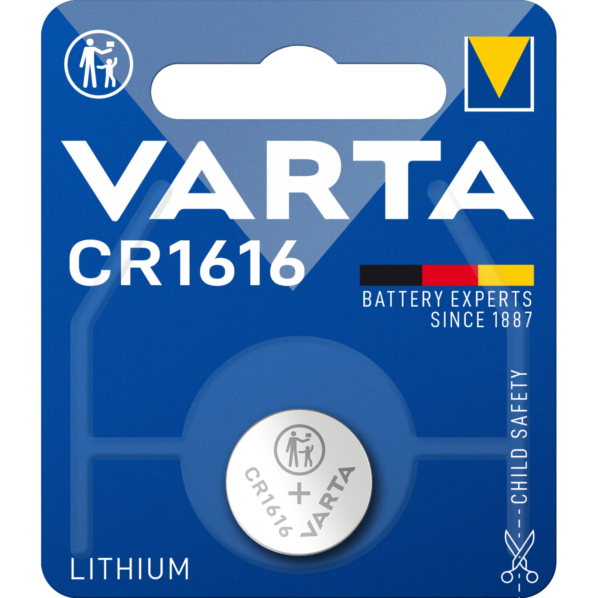 10x1 Varta electronic CR 1616 PU inner box
