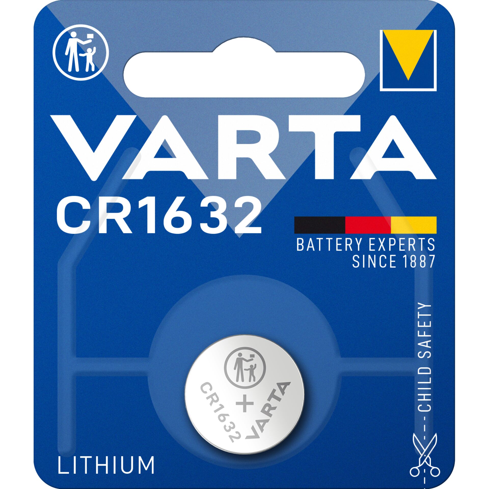 10x1 Varta electronic CR 1632 PU inner box