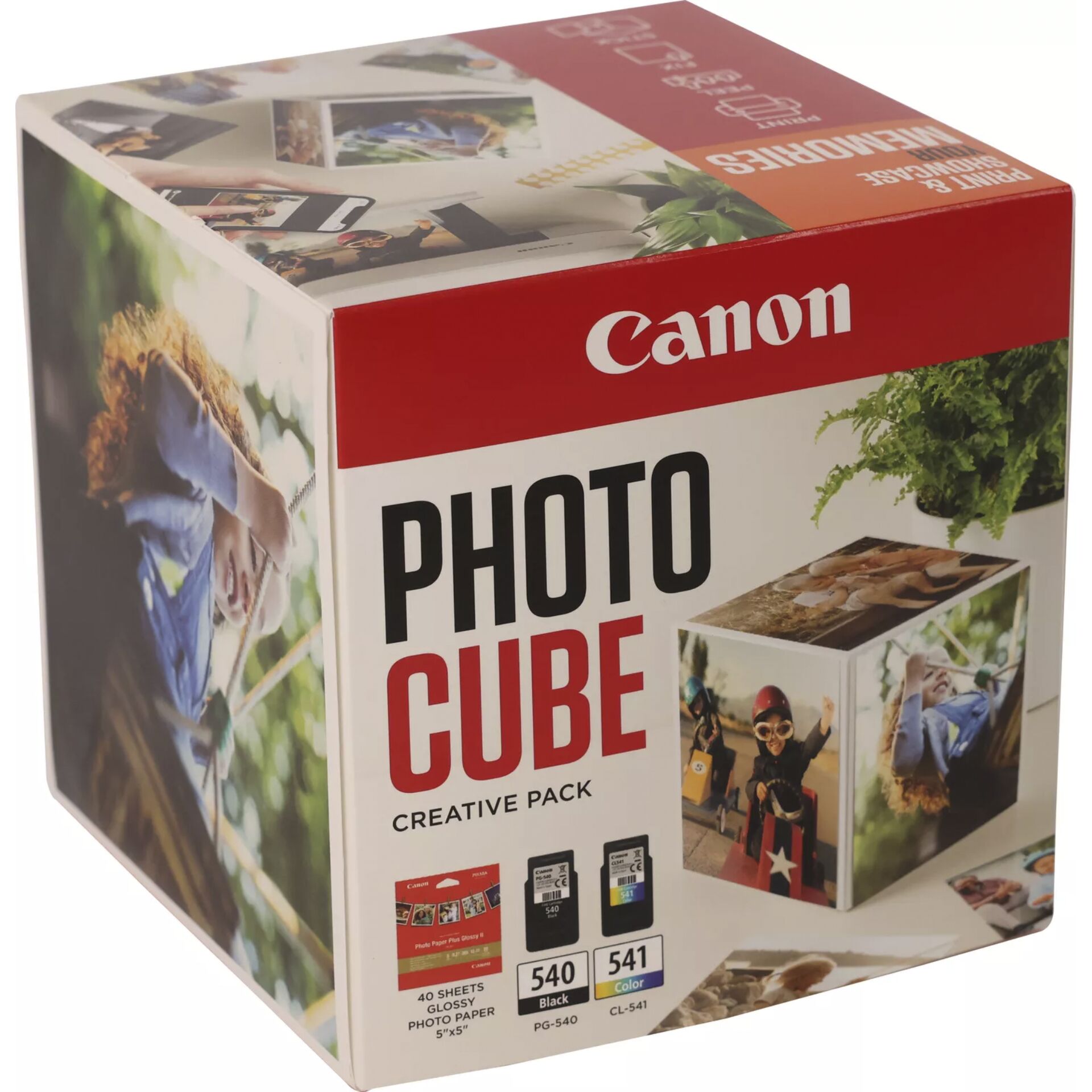 Canon PG-540 / CL-541 Photo Cube Creative Pack White Orange