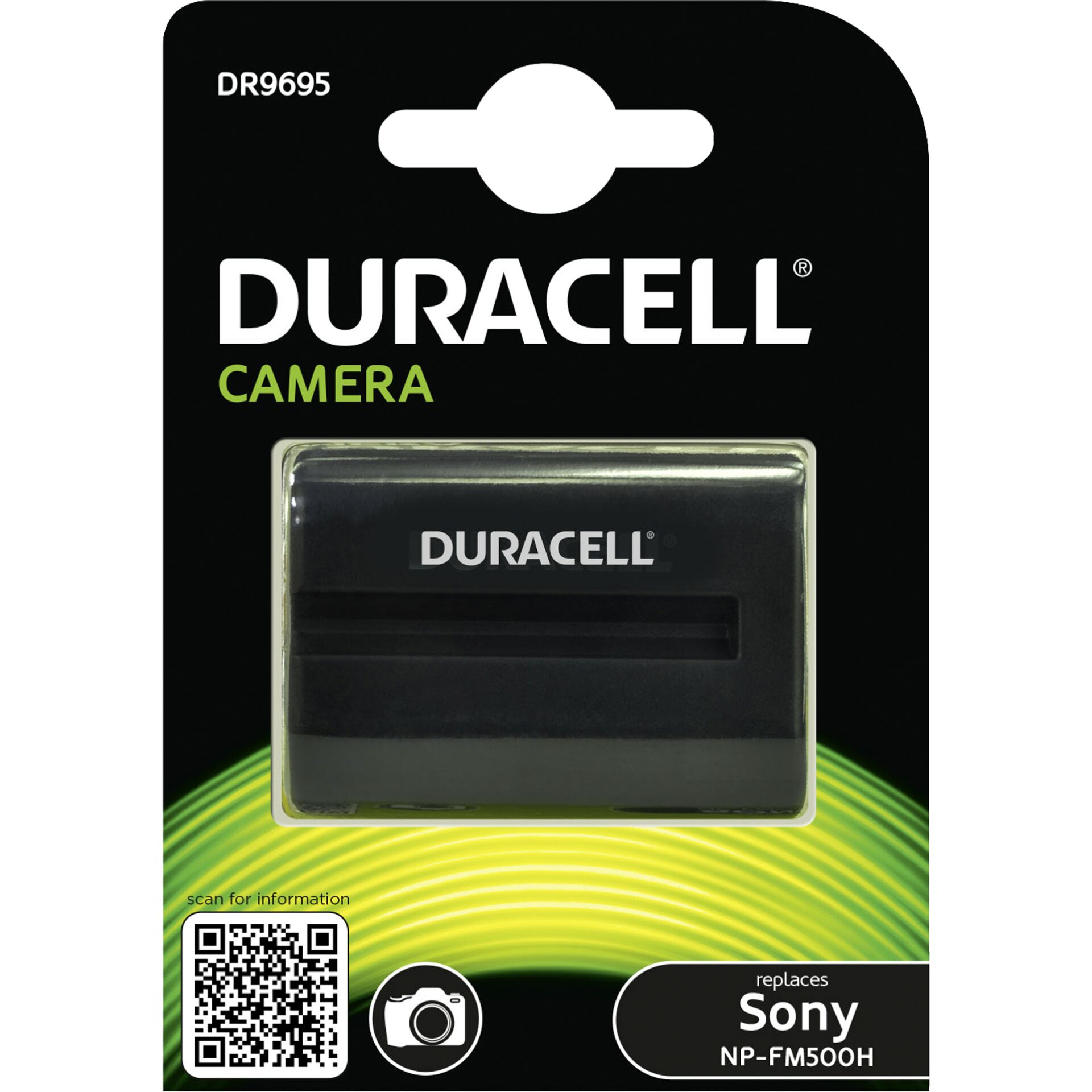 Duracell Li-Ion Battery 1600mAh for Sony NP-FM500H