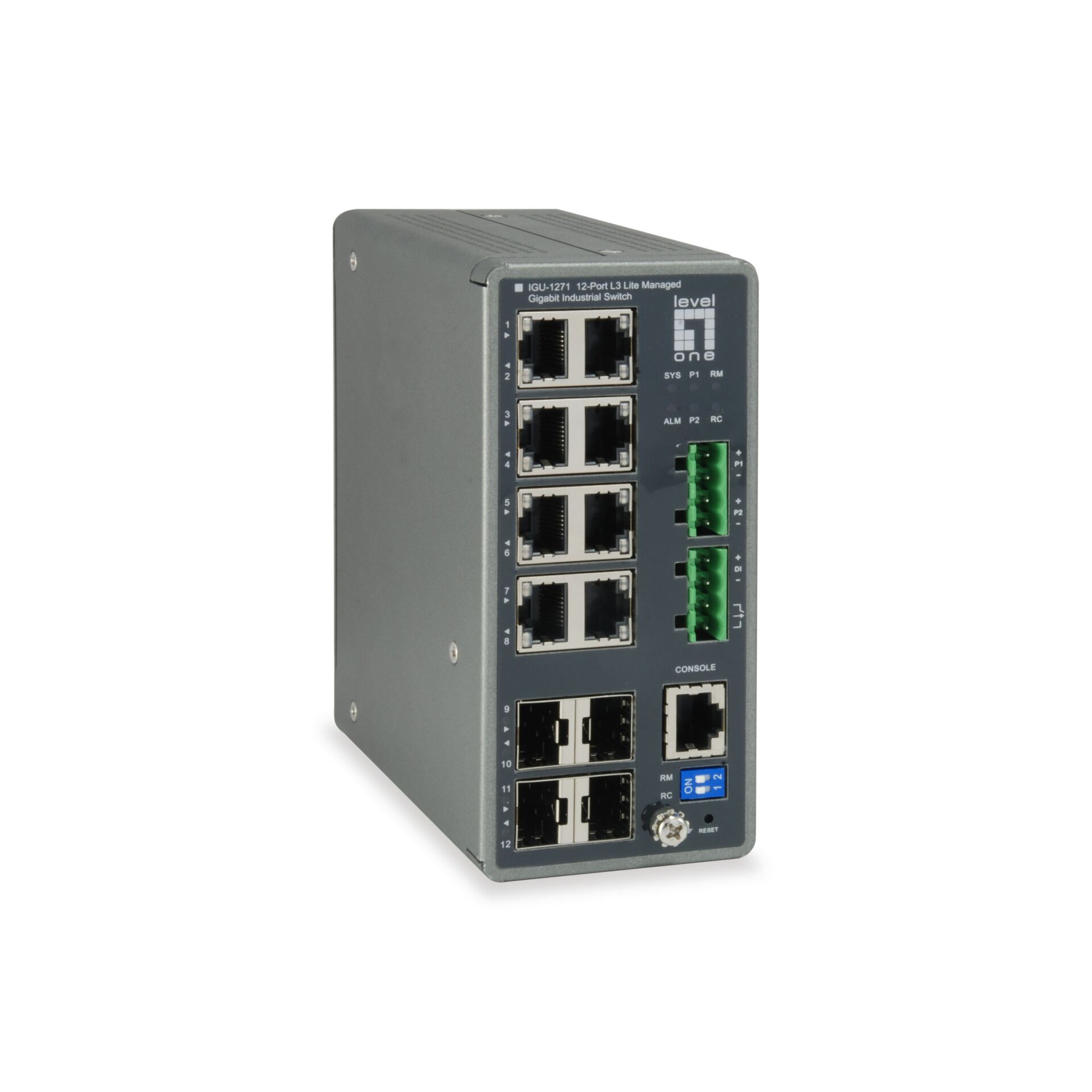 LevelOne IGU-1271 TURING 12-Port L3 Lite Gigabit Switch