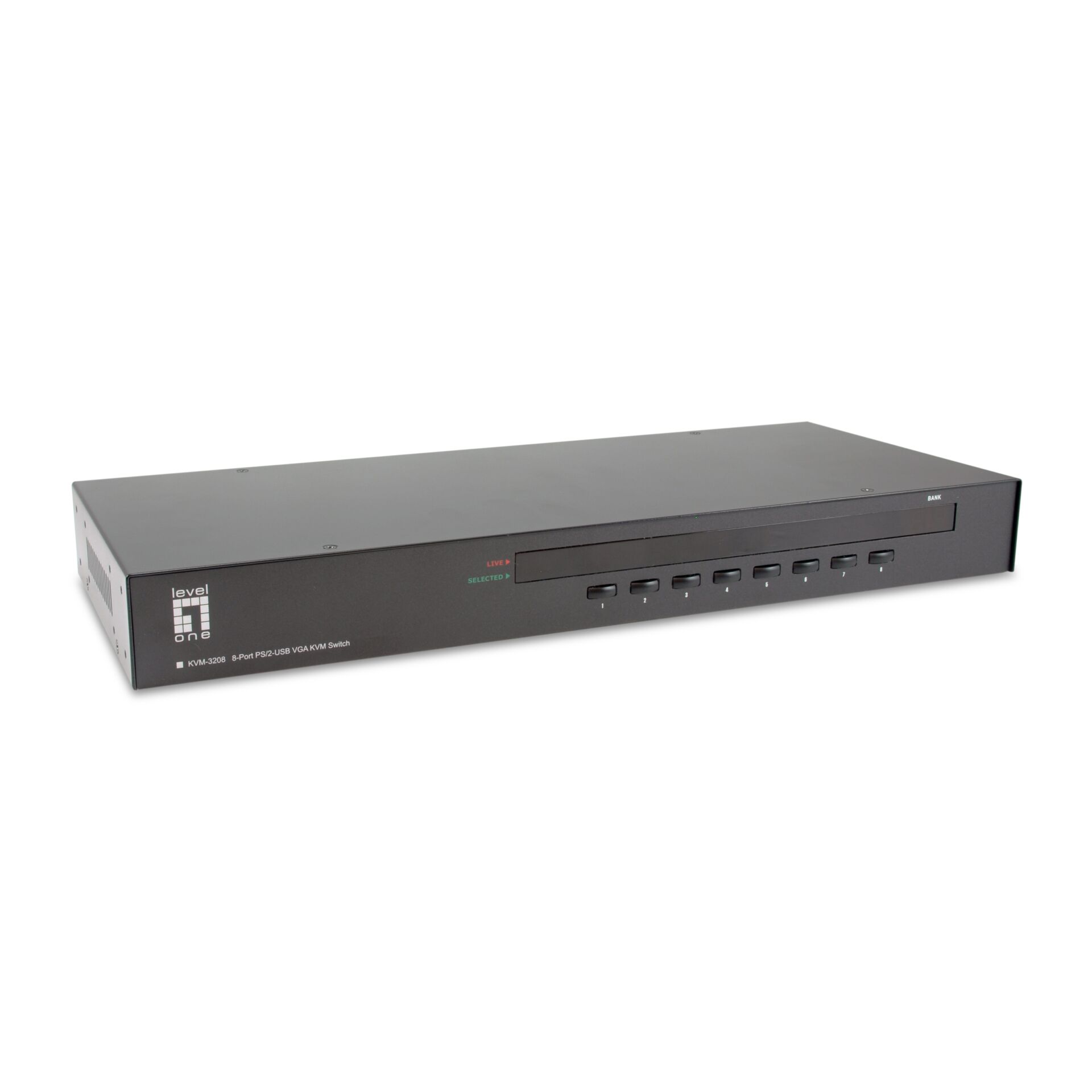 LevelOne KVM-3208 8 Port PS/2-USB VGA KVM