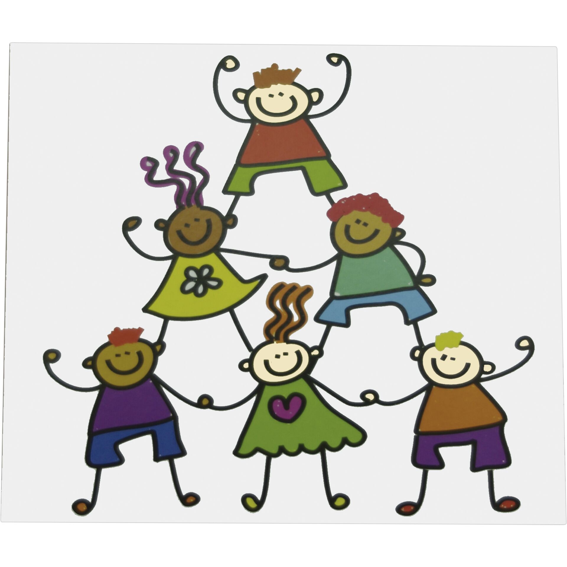 1x25 Daiber Stick Figure 13x18cm Kids Portrait Fold.13326
