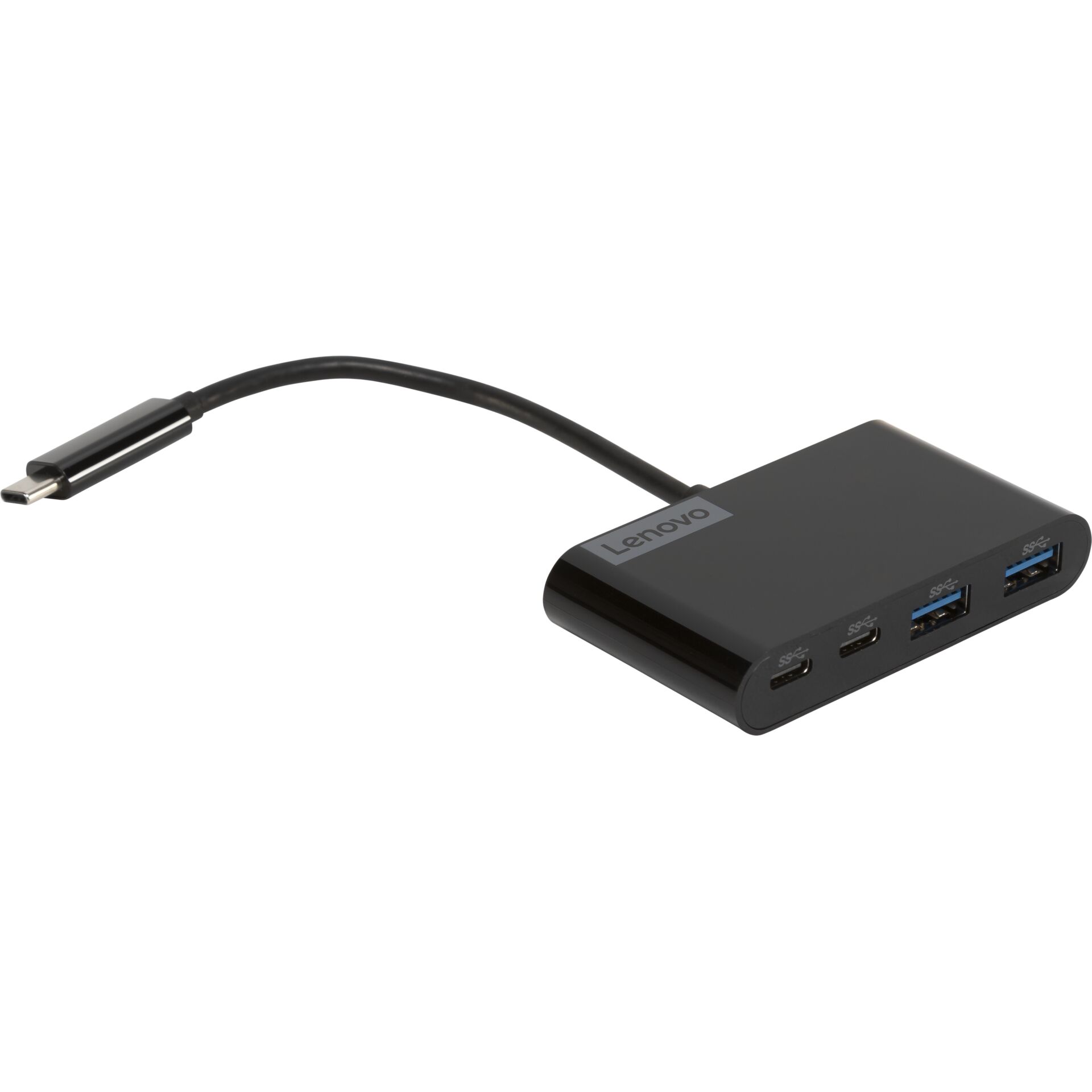 Lenovo Select USB Type-C 4-Port USB-Hub black