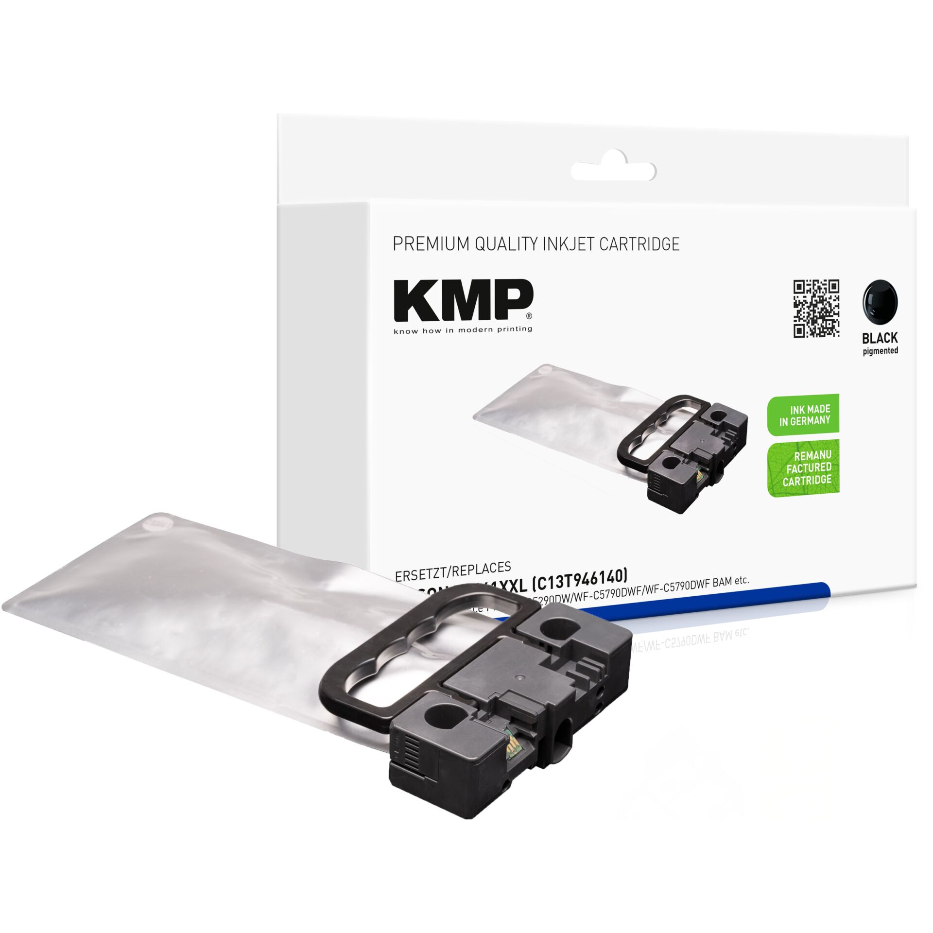 KMP ink cartridge black compatible with Epson C13T946140