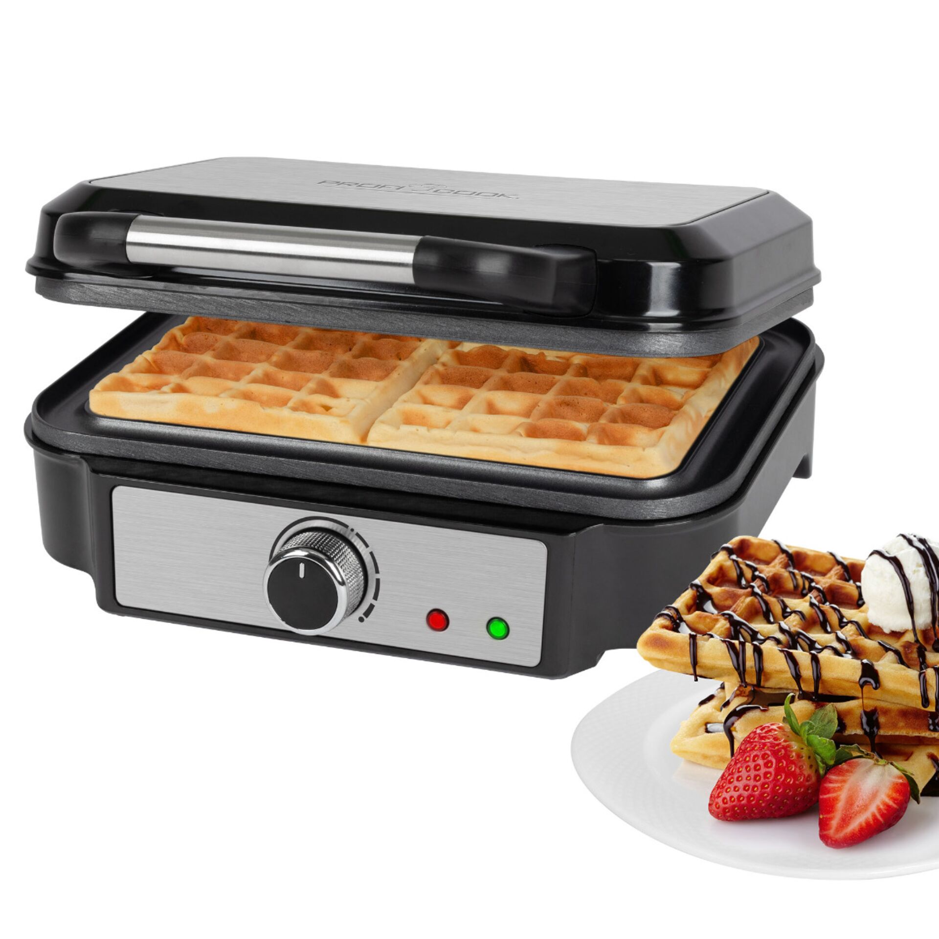 Proficook PC-WA 1240 inox Brüsseler Waffle Maker 2-fold
