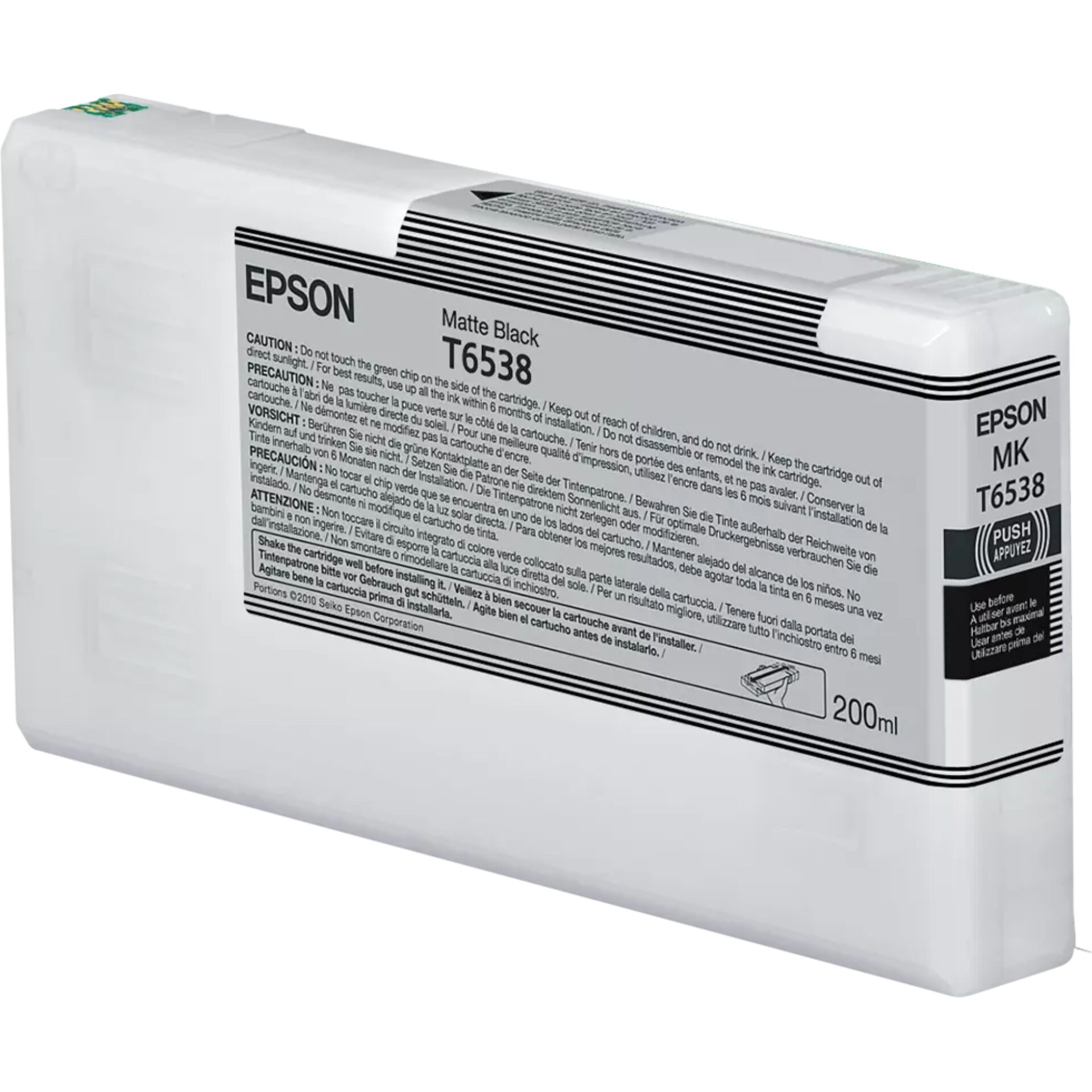Epson Ink Cartridge matte black T 653 200 ml T 6538N