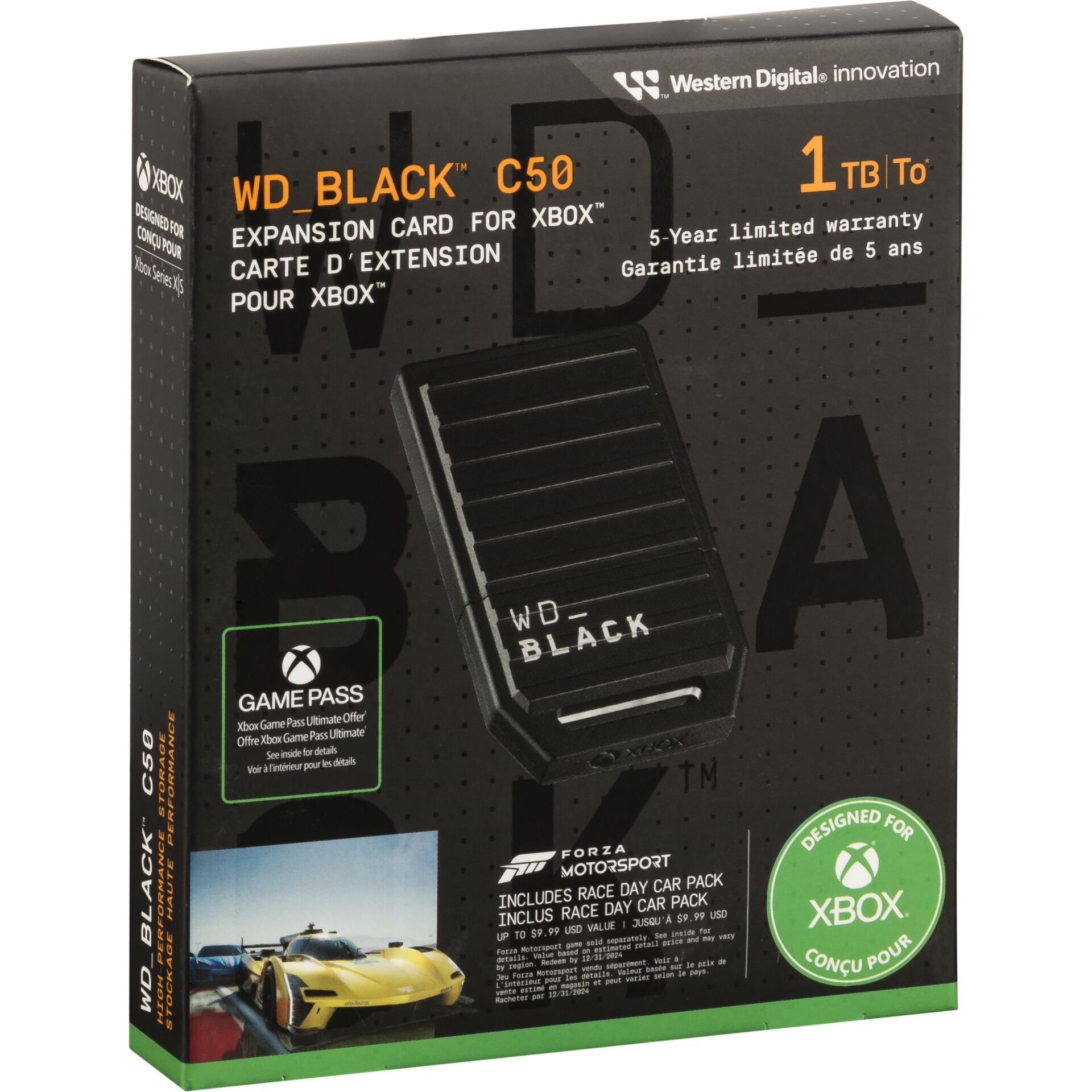 Western Digital Black SSD 1TB C50 Expansion Card for Xbox