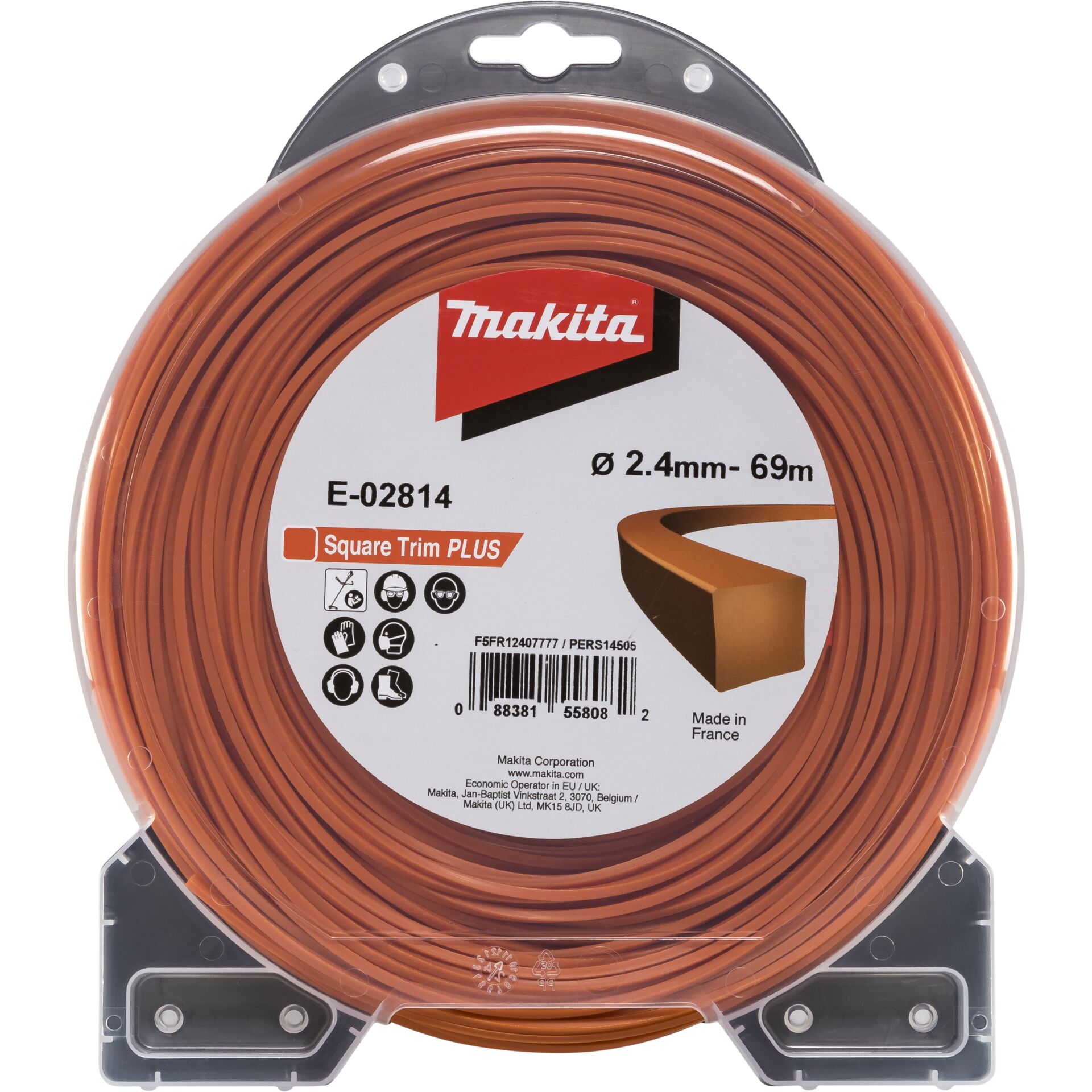 Makita 4-Edge Trimmer Line 2.4mmx69m