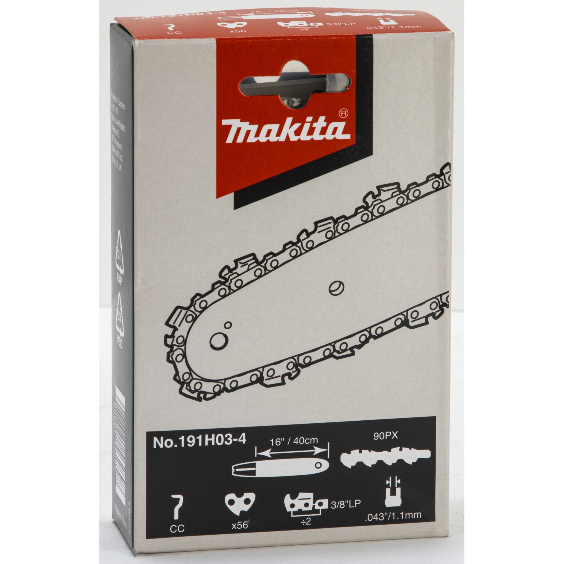 Makita saw chain 40cm 1,1mm 3/8 HM