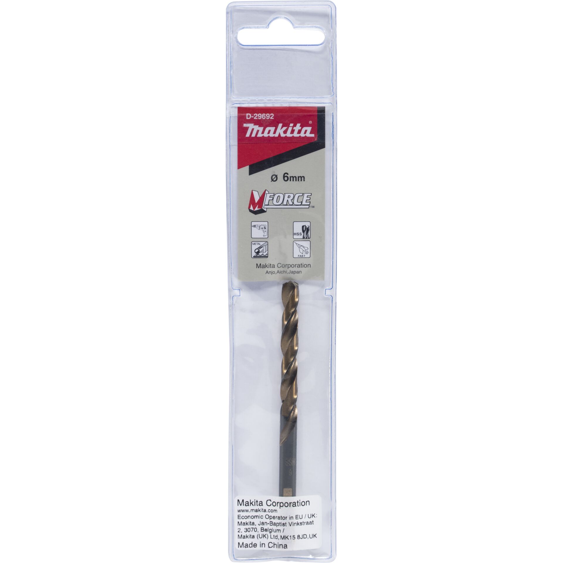 Makita M-FORCE Drill HSS 6.0x93mm