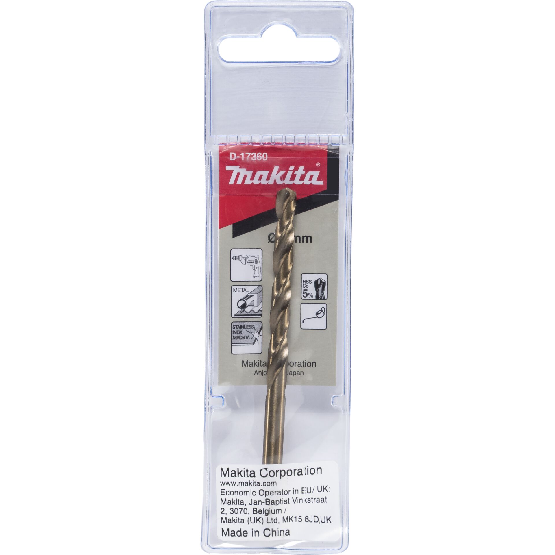 Makita HSS-Co Drill Bit 5.0x86mm