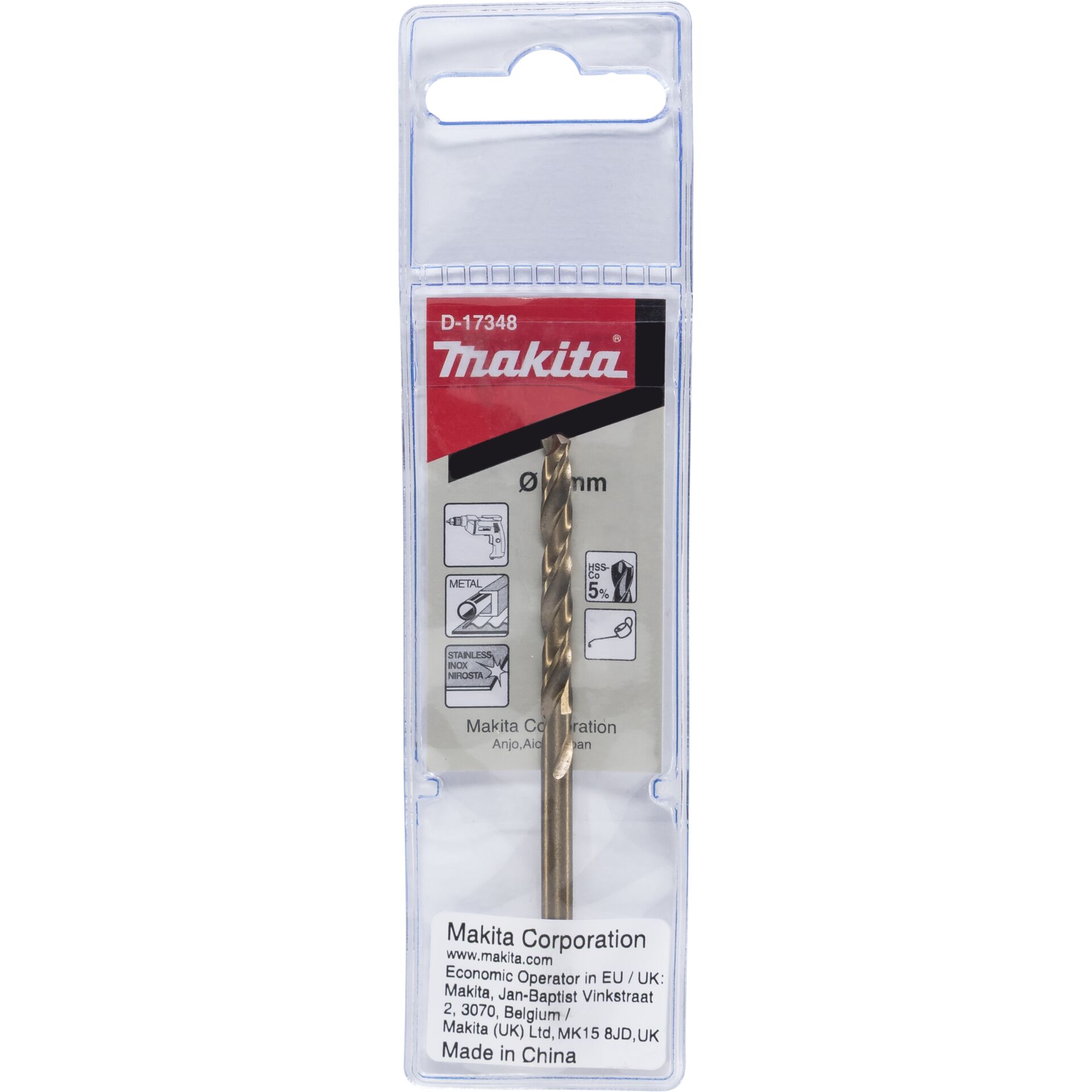 Makita HSS-Co Drill Bit 4.0x75mm