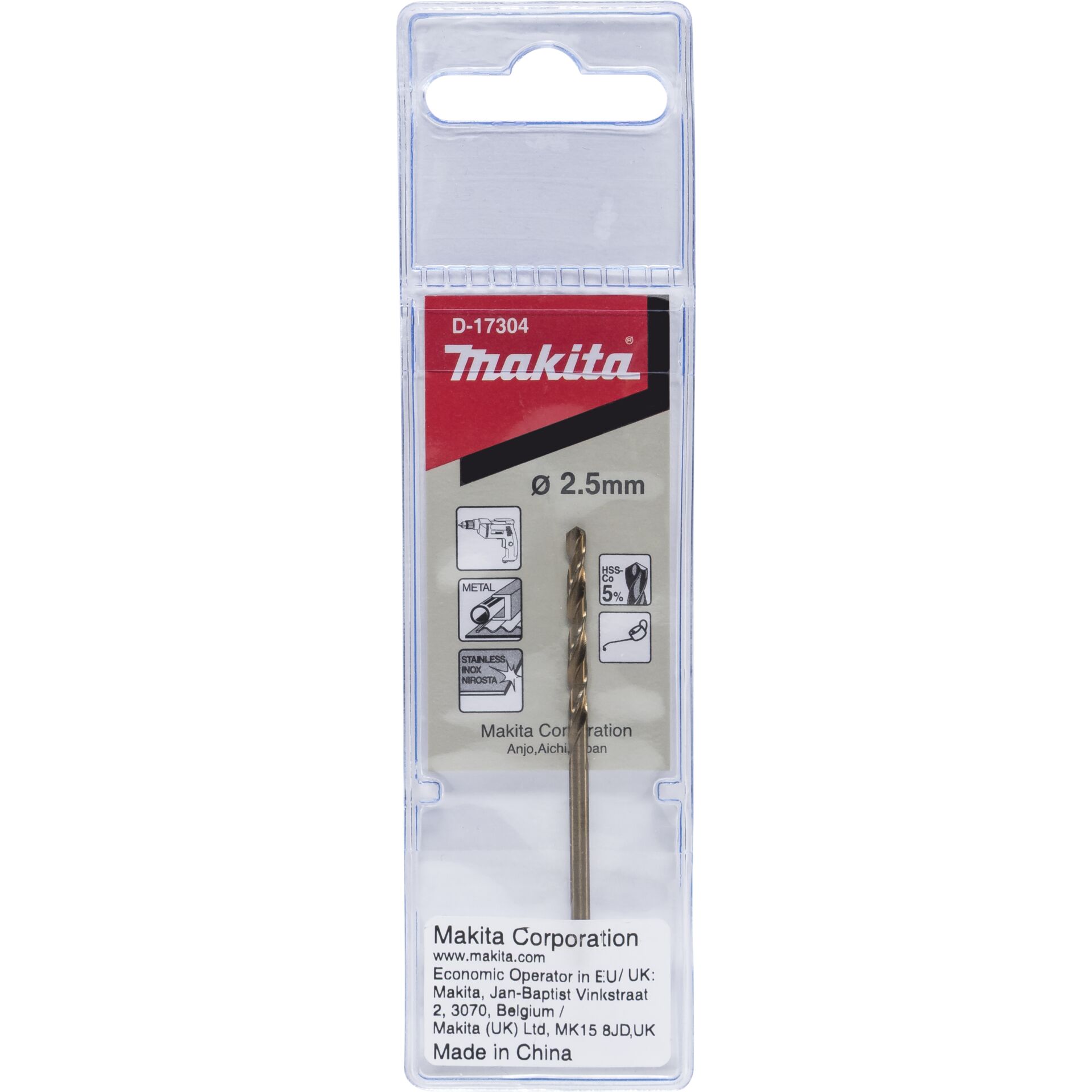 Makita HSS-Co Drill Bit 2.5x57mm