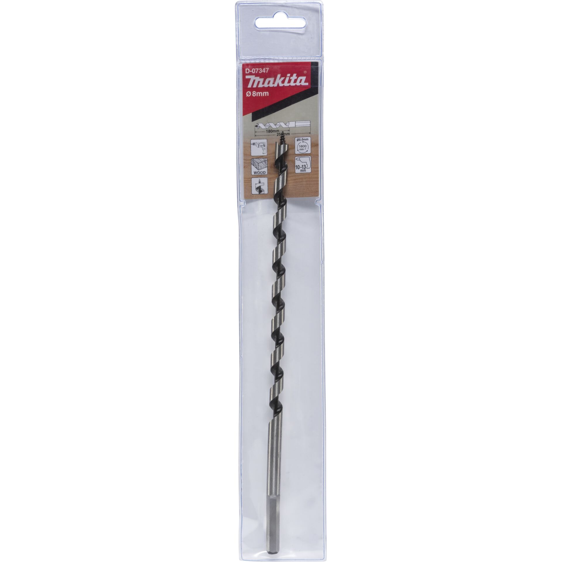 Makita Wood Auger Bit 8x250mm