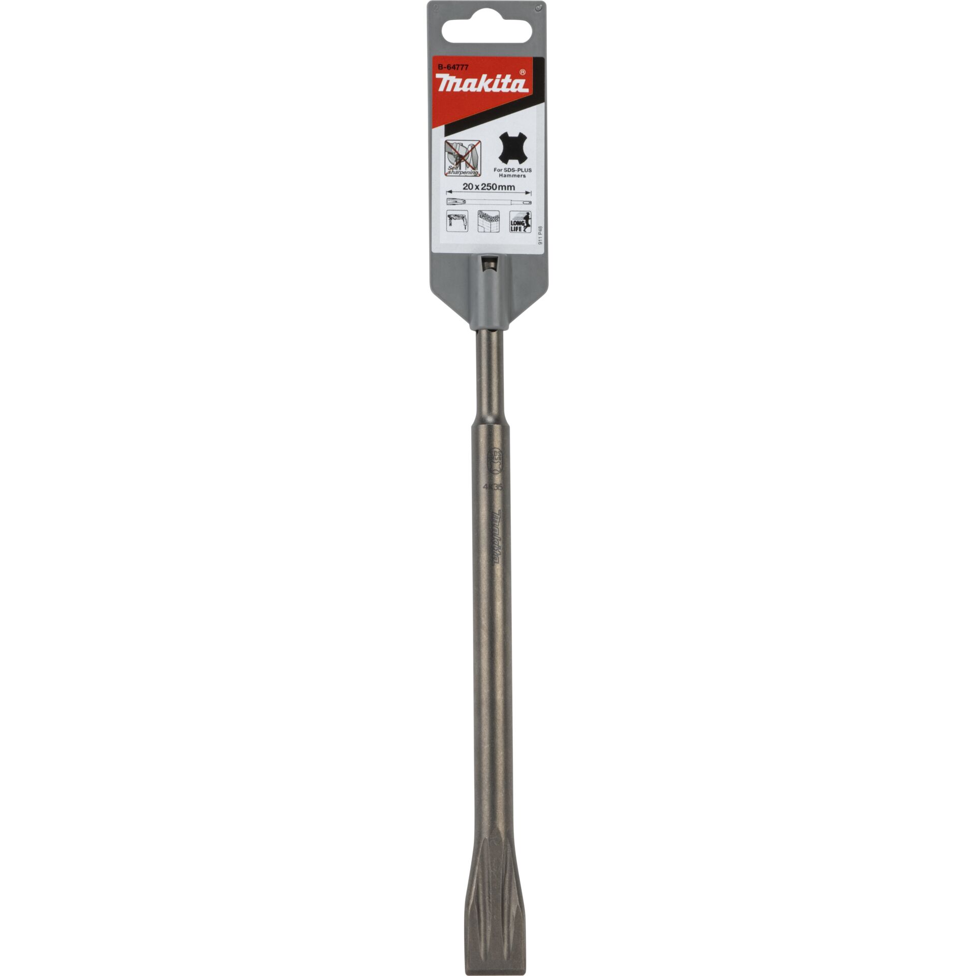 Makita Flat Chisel SDS-PLUS 20x250mm