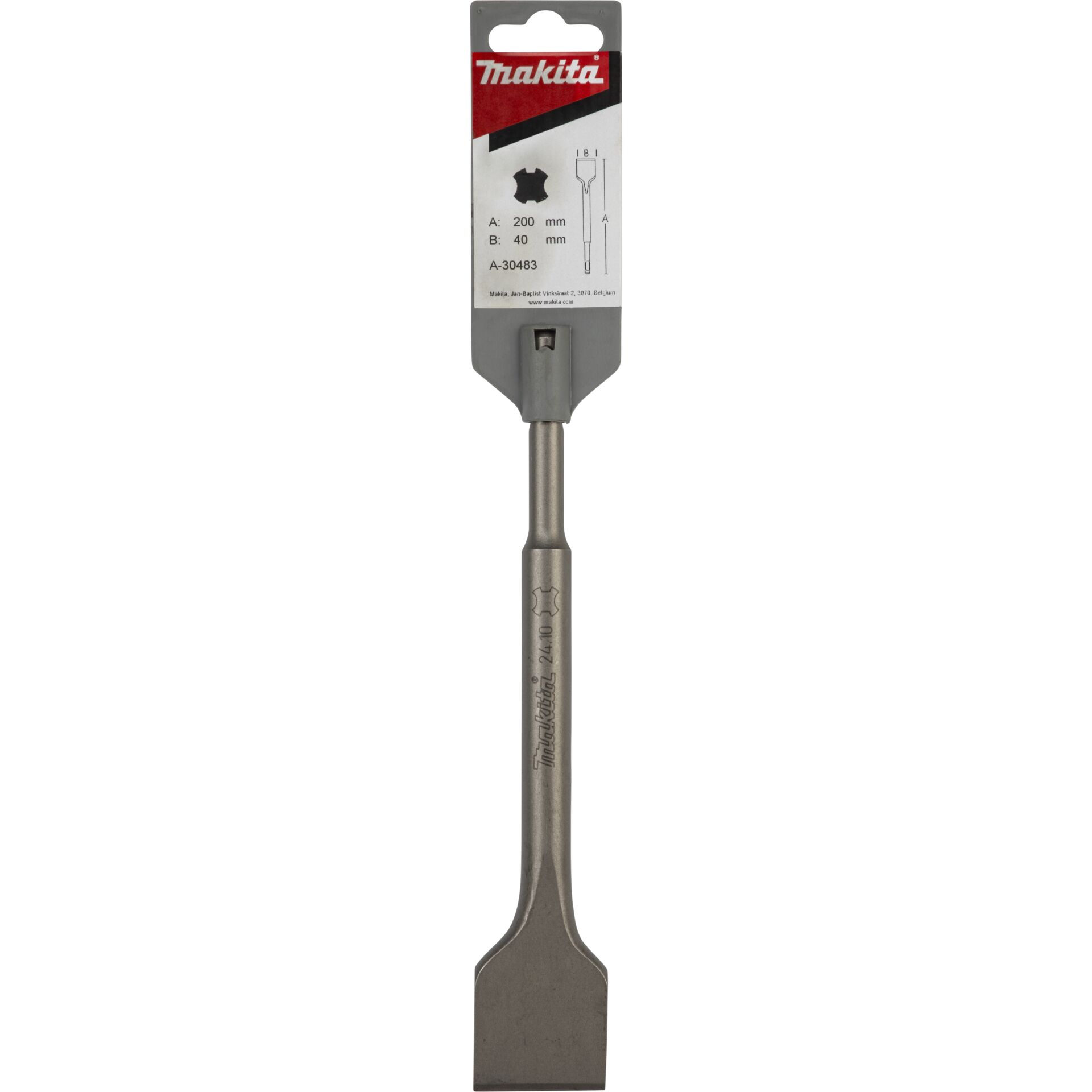 Makita Spade Chisel, Straight 40x200mm