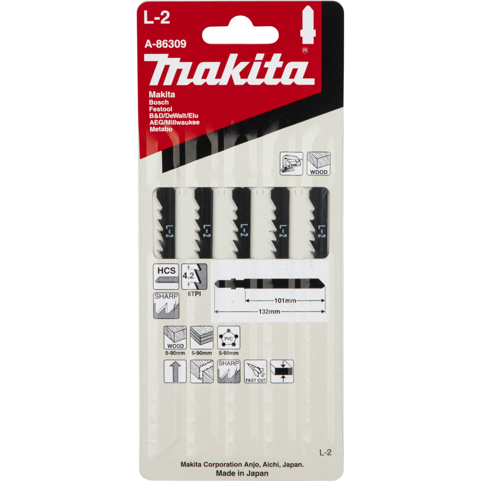 Makita Jigsaw Blade L-2