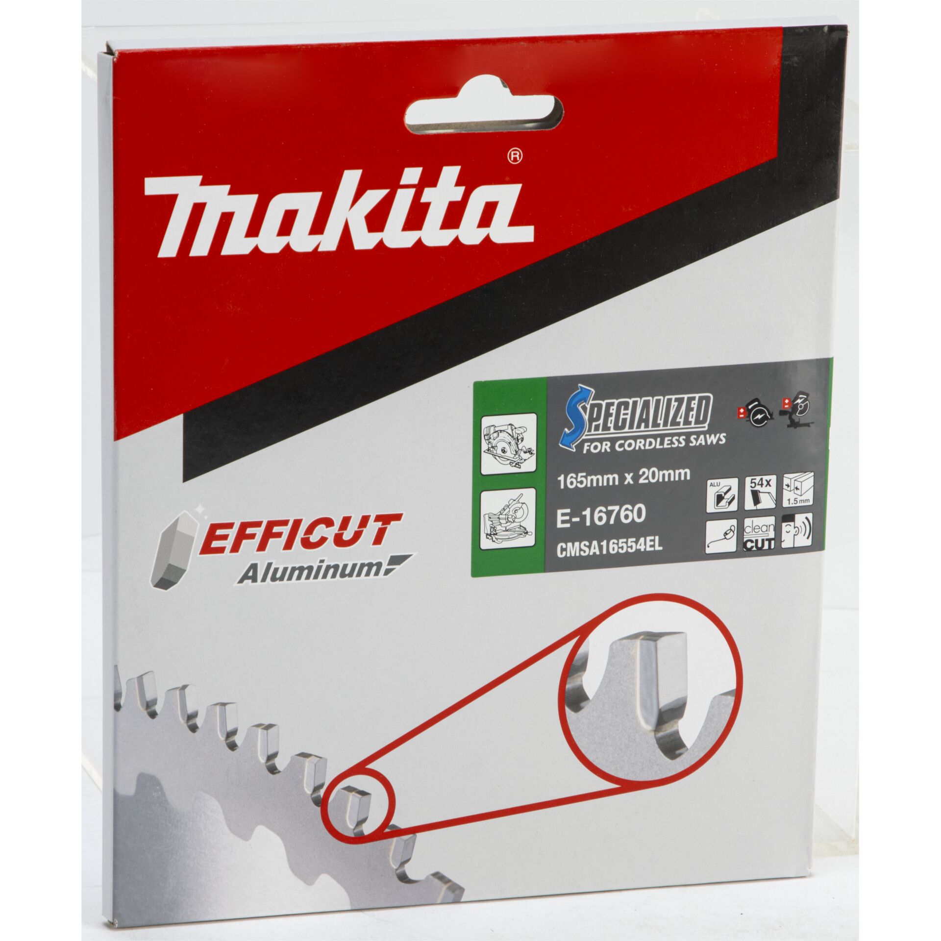 Makita EFFICUT Saw Blade 165x20mm, 54T