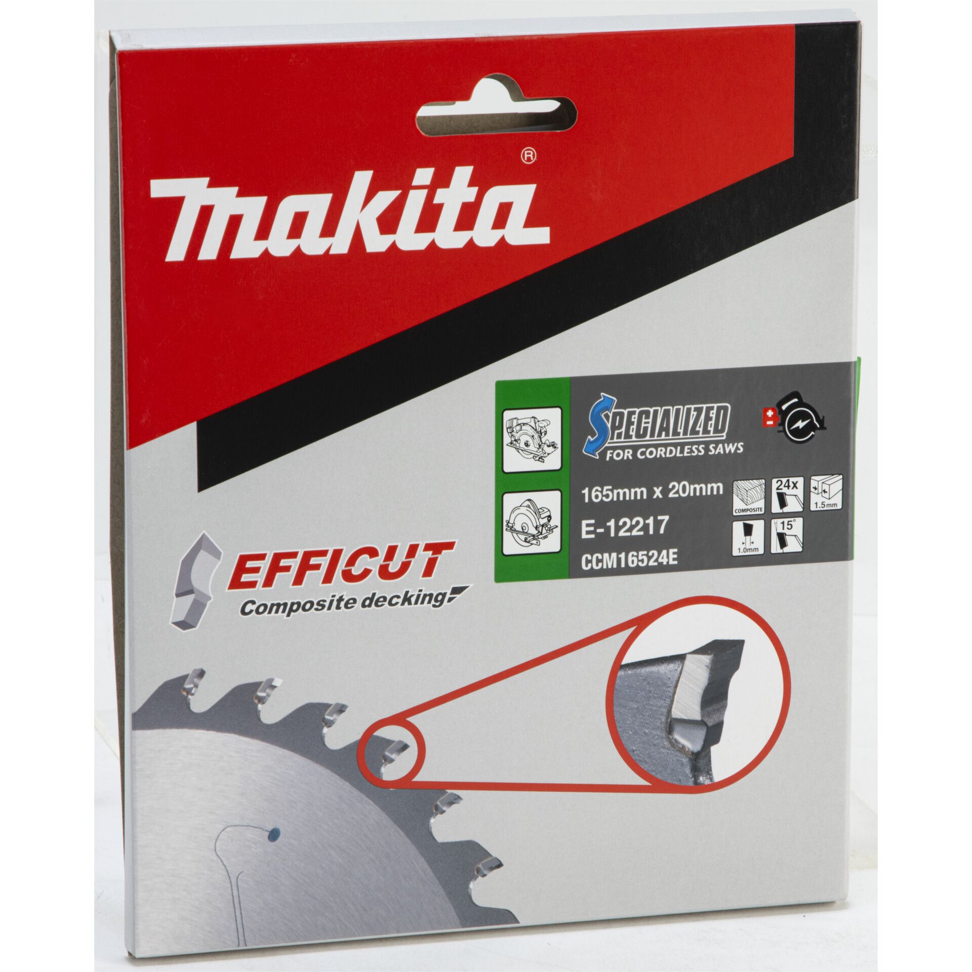Makita EFFICUT Saw Blade 165x20mm, 24T