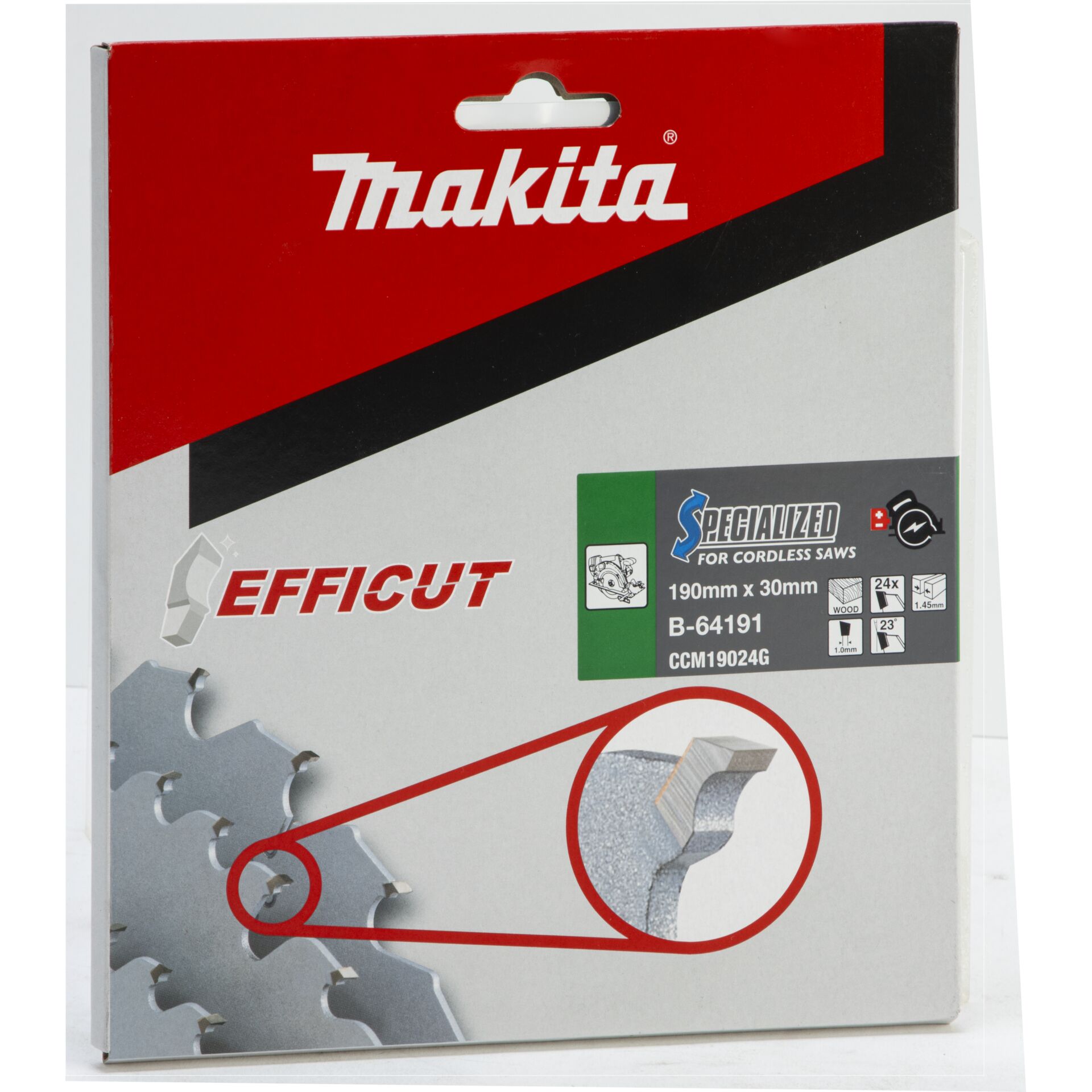 Makita EFFICUT Saw Blade 190x30mm, 24T