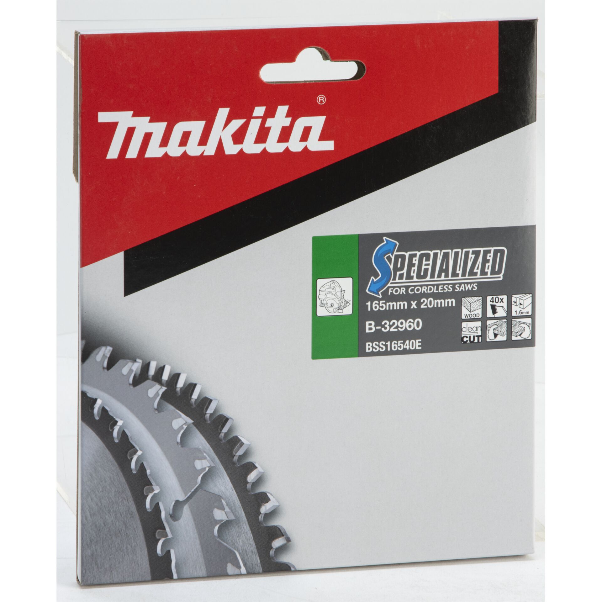 Makita SPECIALIZED Saw Blade 165x20x40Z