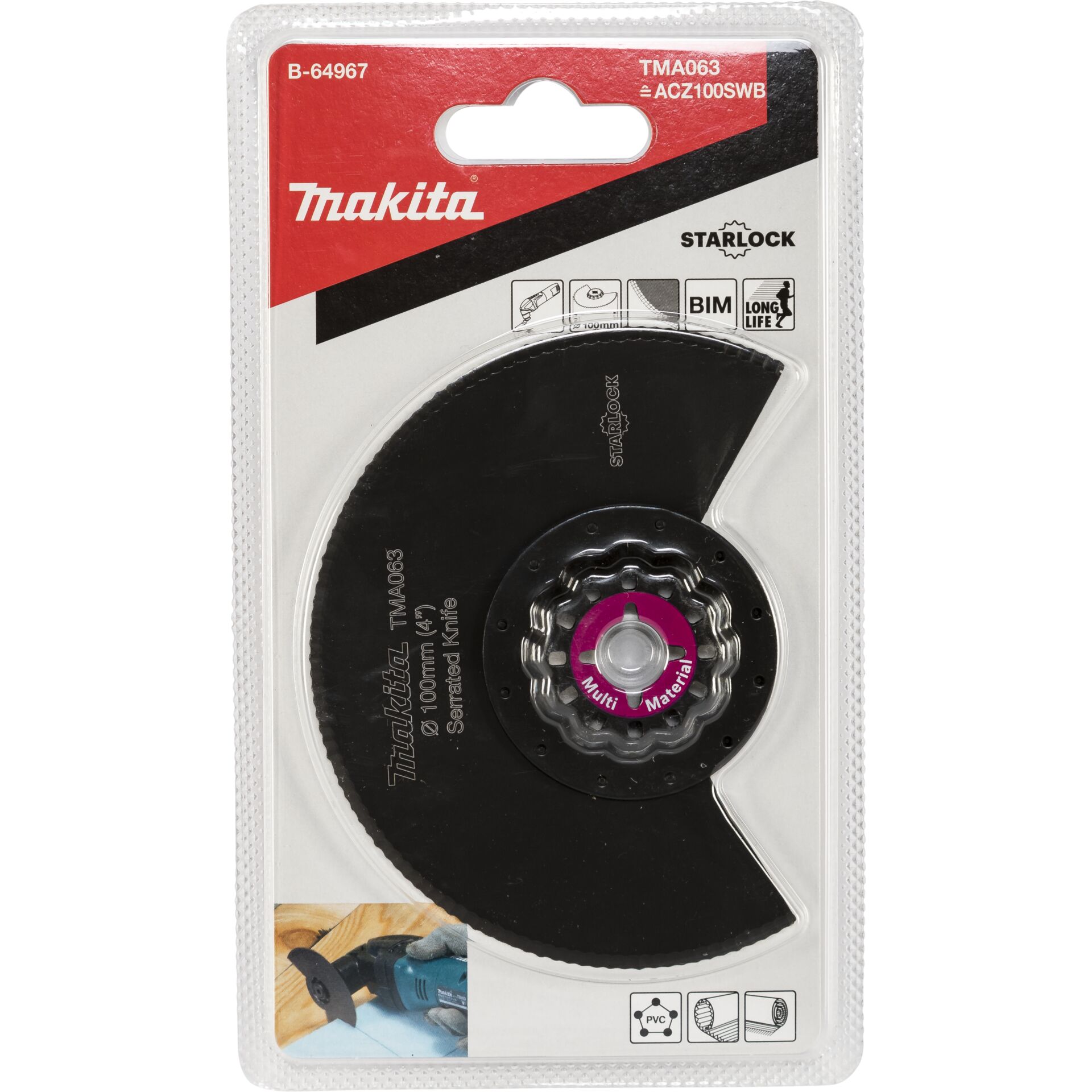 Makita Segment Blade 100mm TMA063