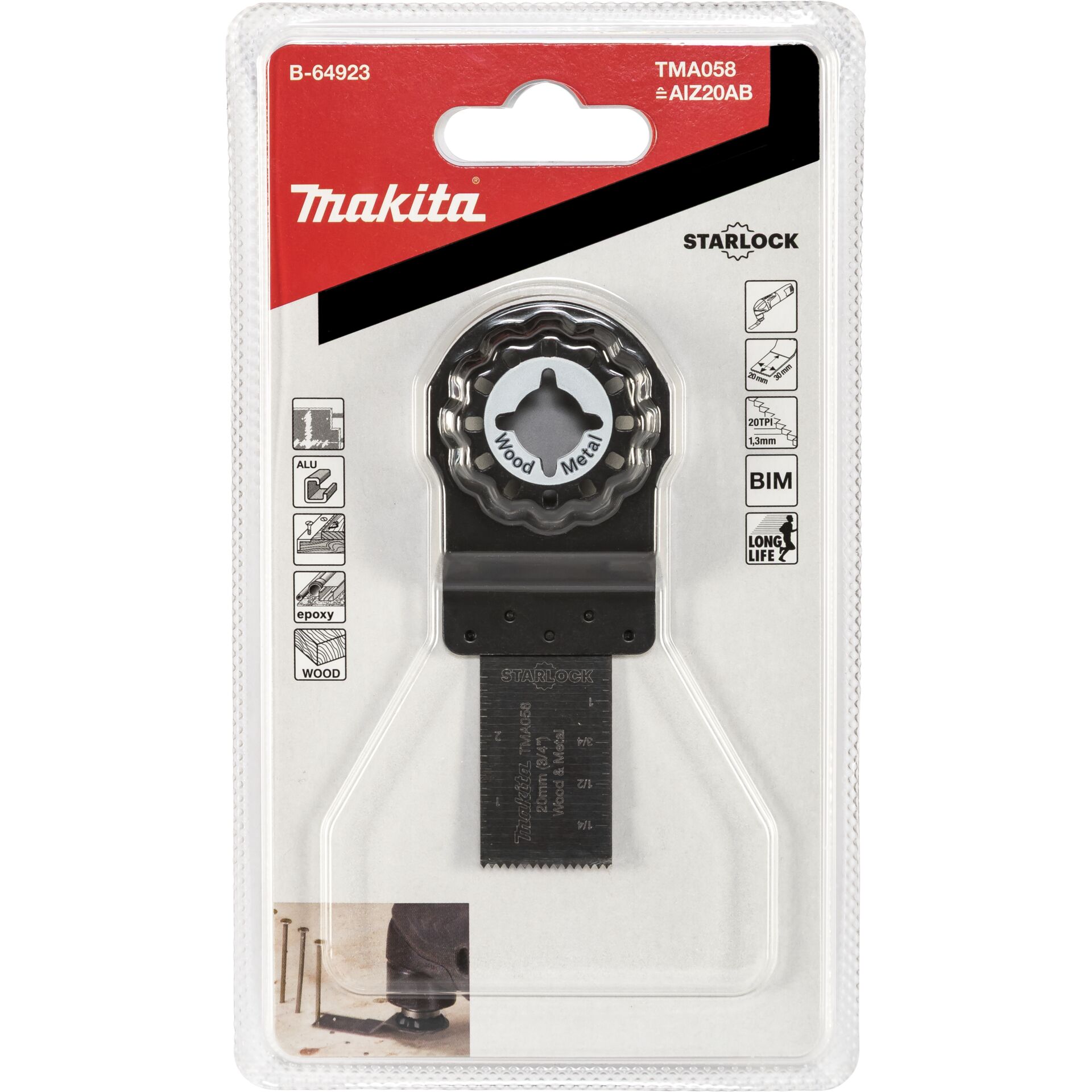 Makita Plunge Cut Saw Blade 20mm TMA058
