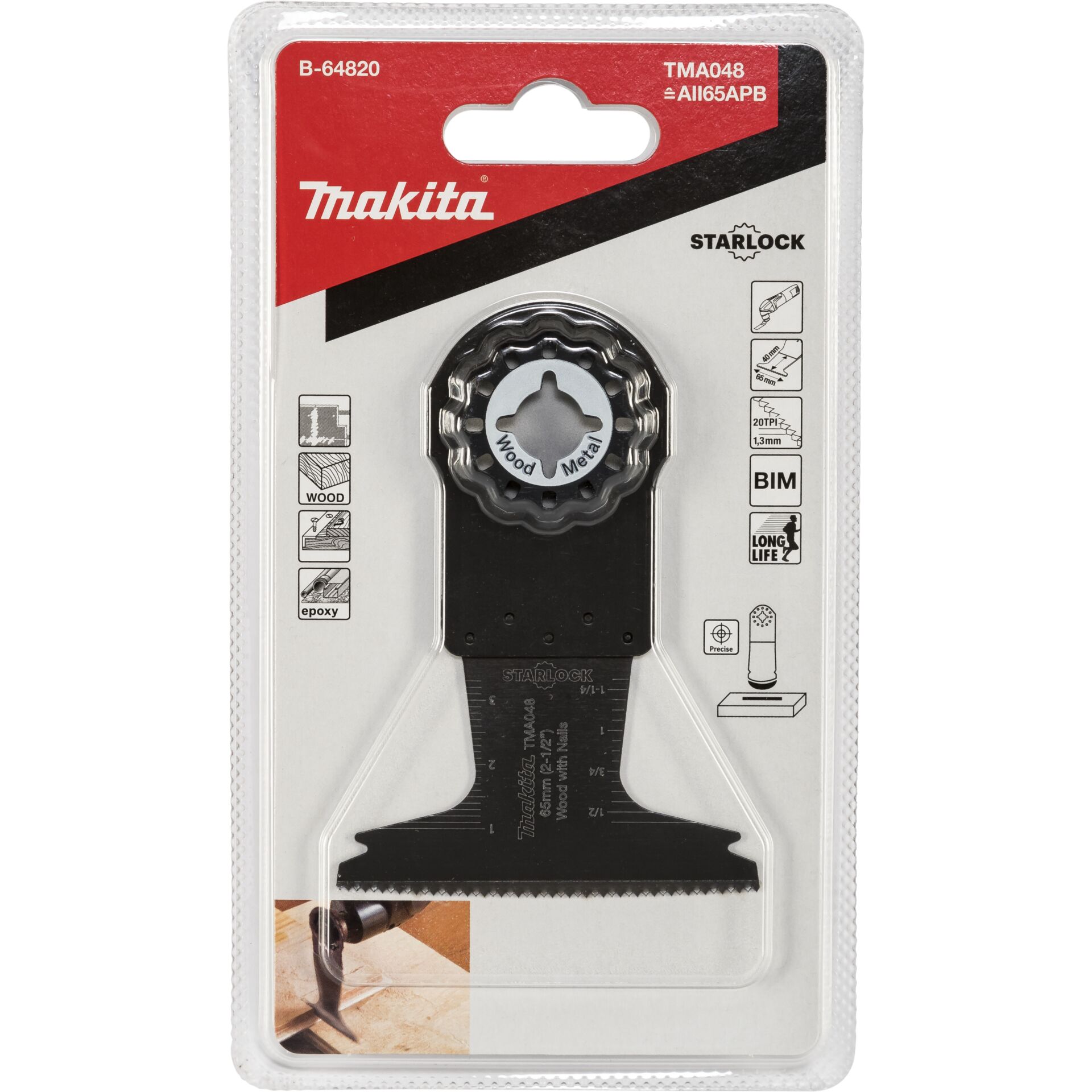 Makita Plunge Cut Saw Blade 65mm TMA048