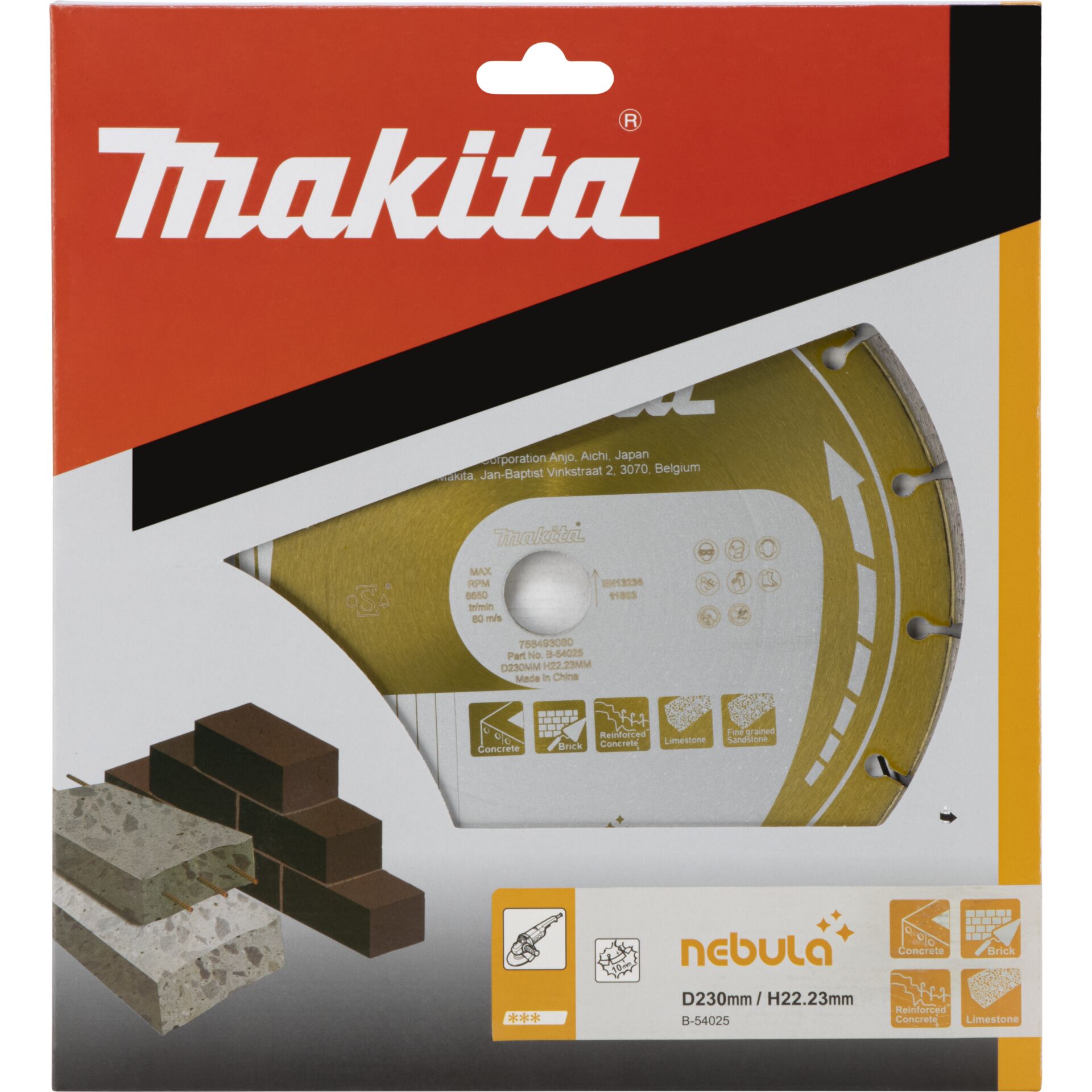 Makita Diamond Wheel 230x22.23mm NEBULA