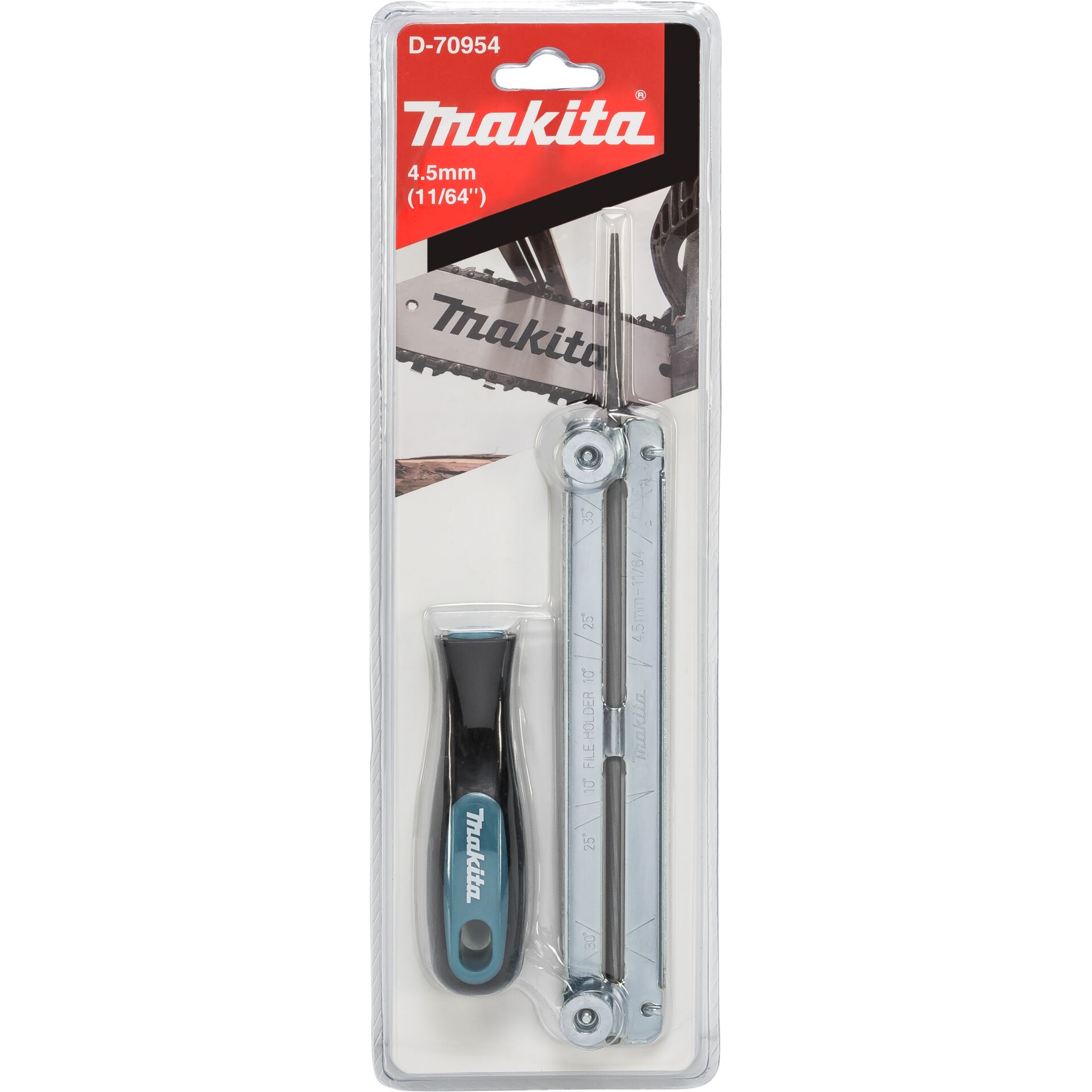 Makita Round File & Guide Set 4.5 mm