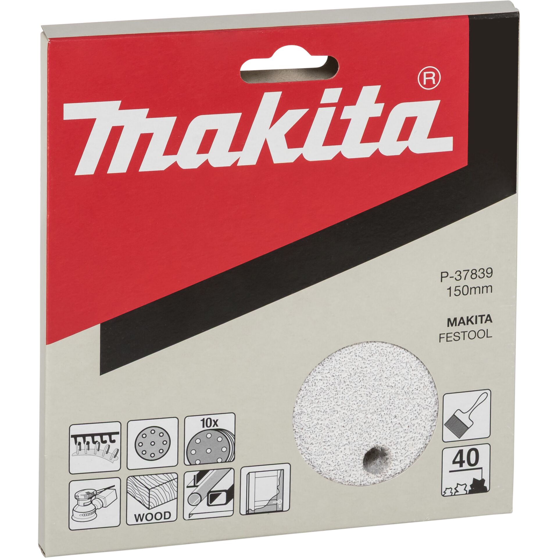 Makita Sanding disc 150mm K40