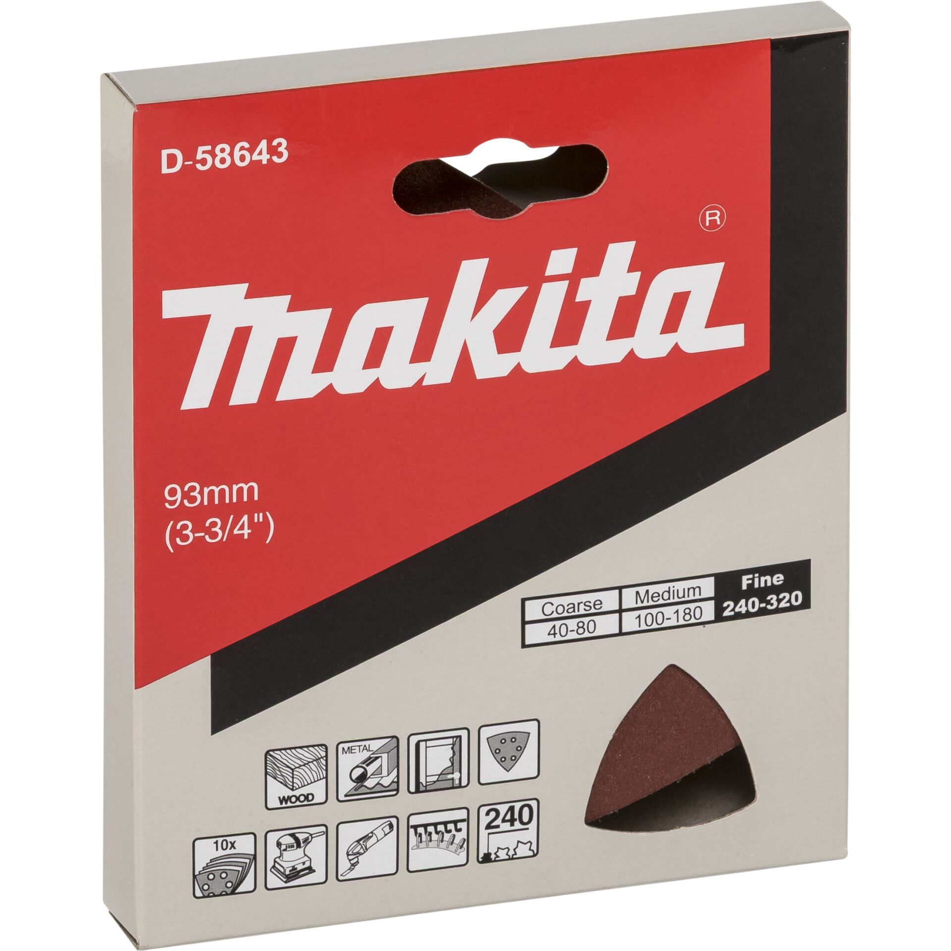 Makita Delta Sandpaper Wood K240